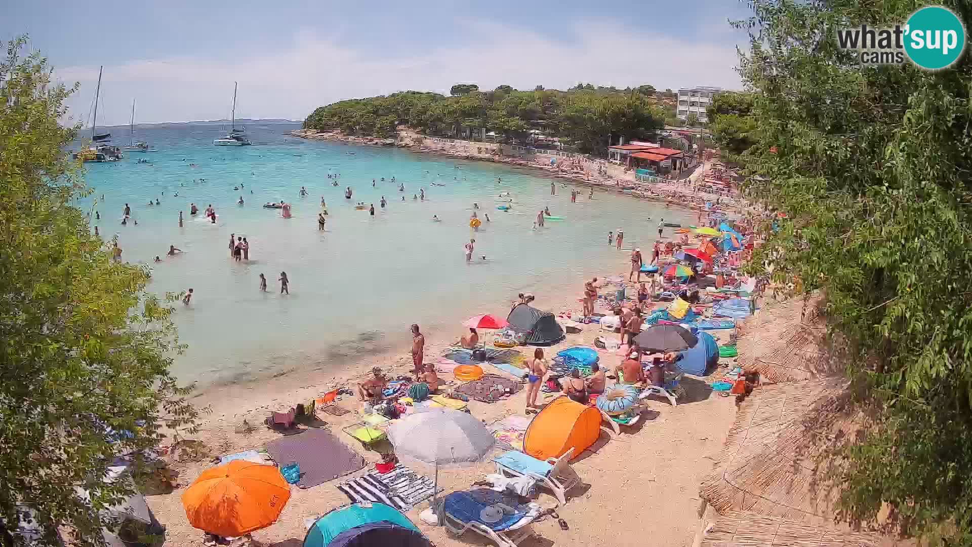 Plaža Slanica Murter – web kamera