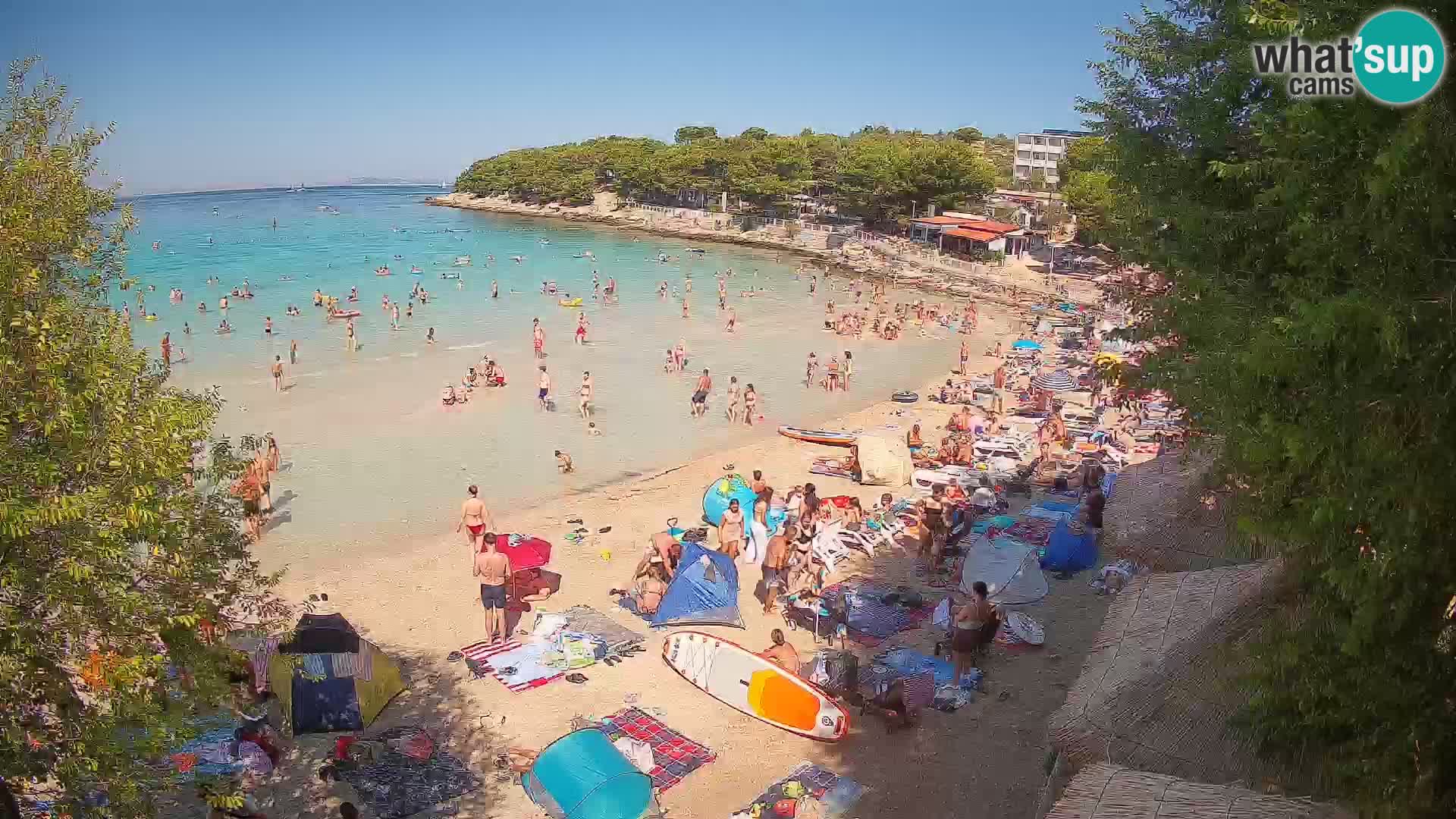 Plaža Slanica Murter – kamera v živo