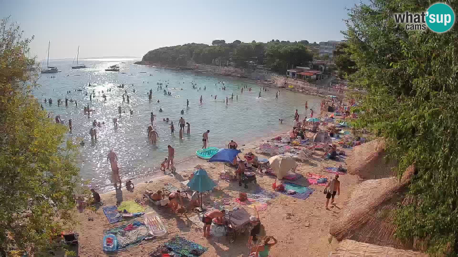 Strand Slanica Murter – webcam