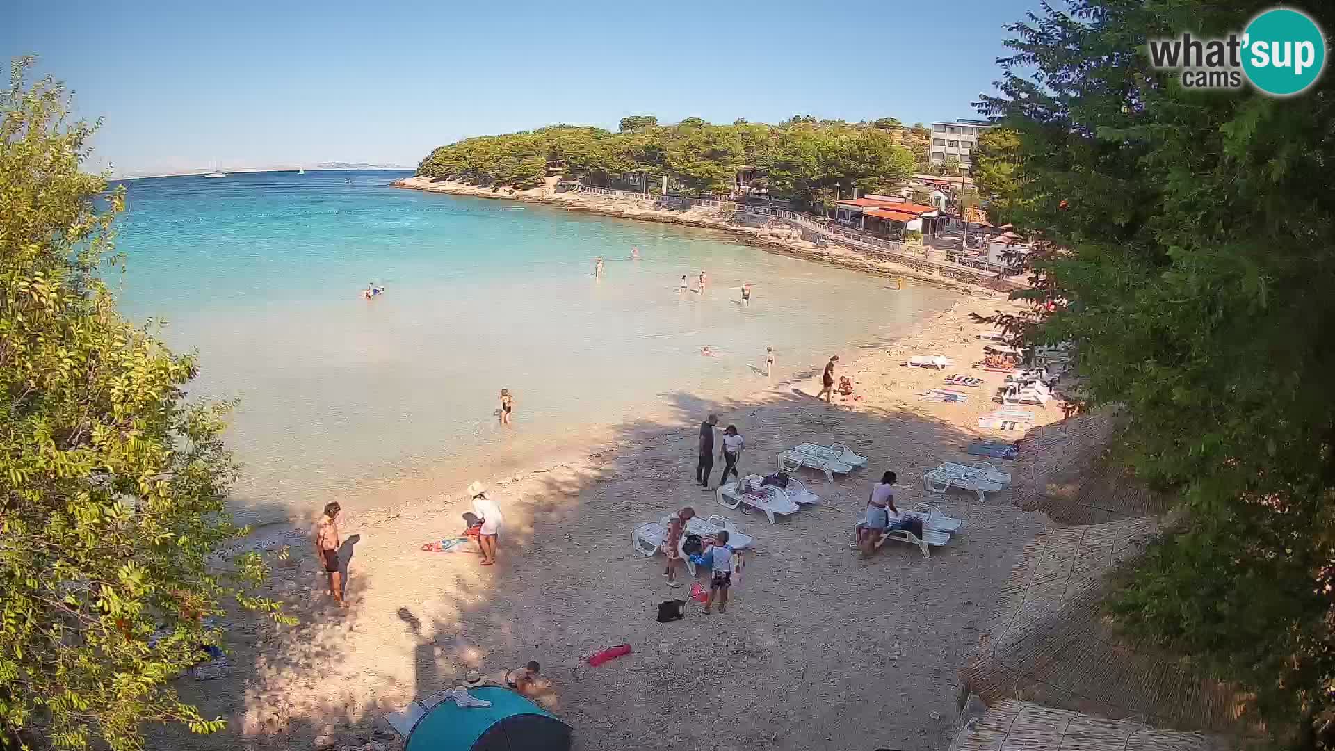 Plaža Slanica Murter – web kamera