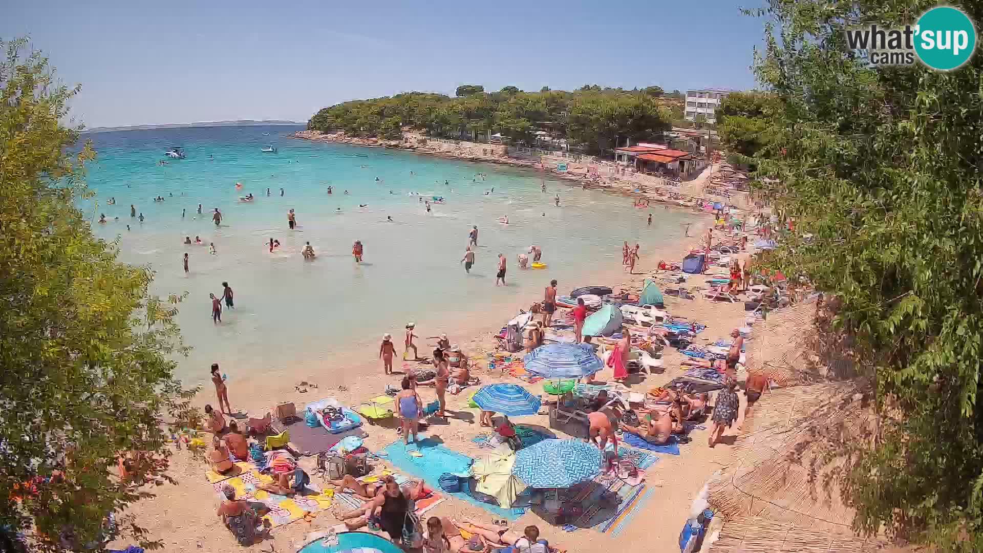 Plaža Slanica Murter – web kamera