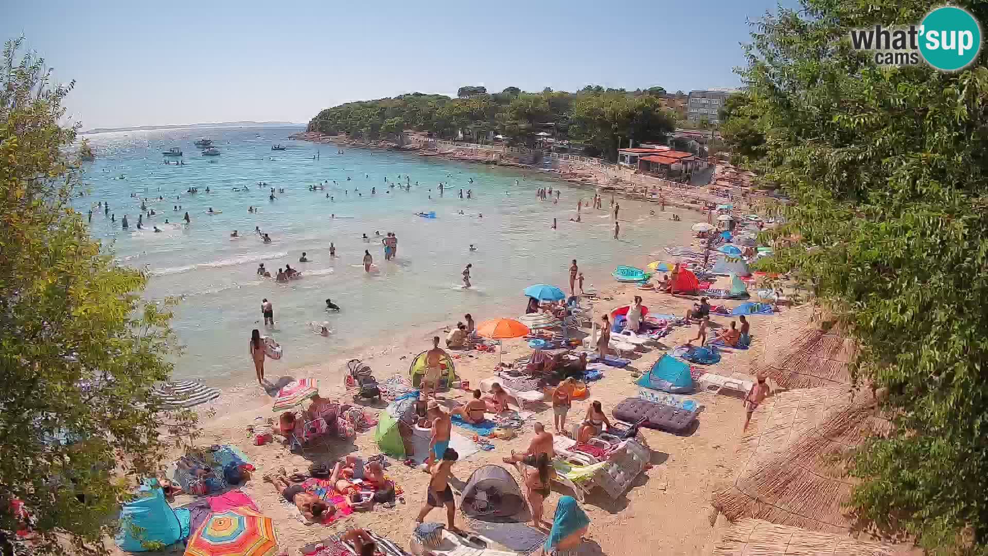 Strand Slanica Murter – webcam