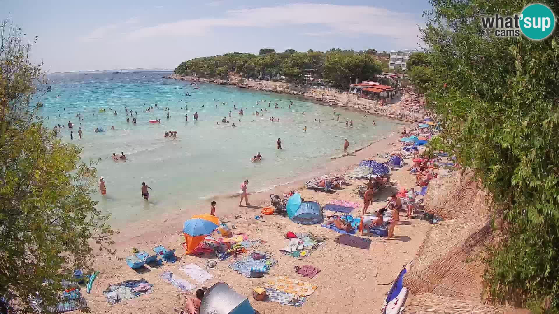 Strand Slanica Murter – webcam
