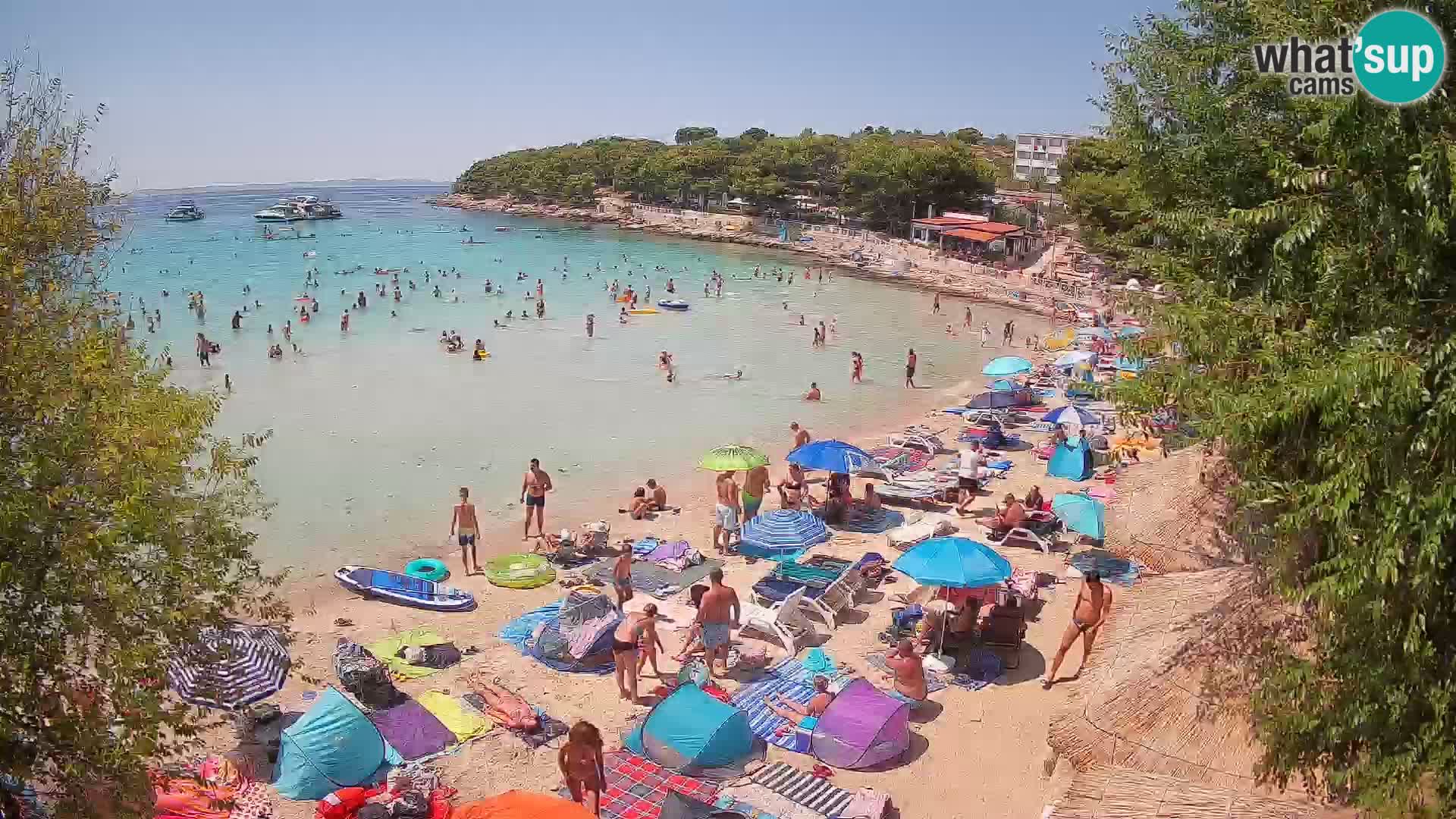 Strand Slanica Murter – webcam