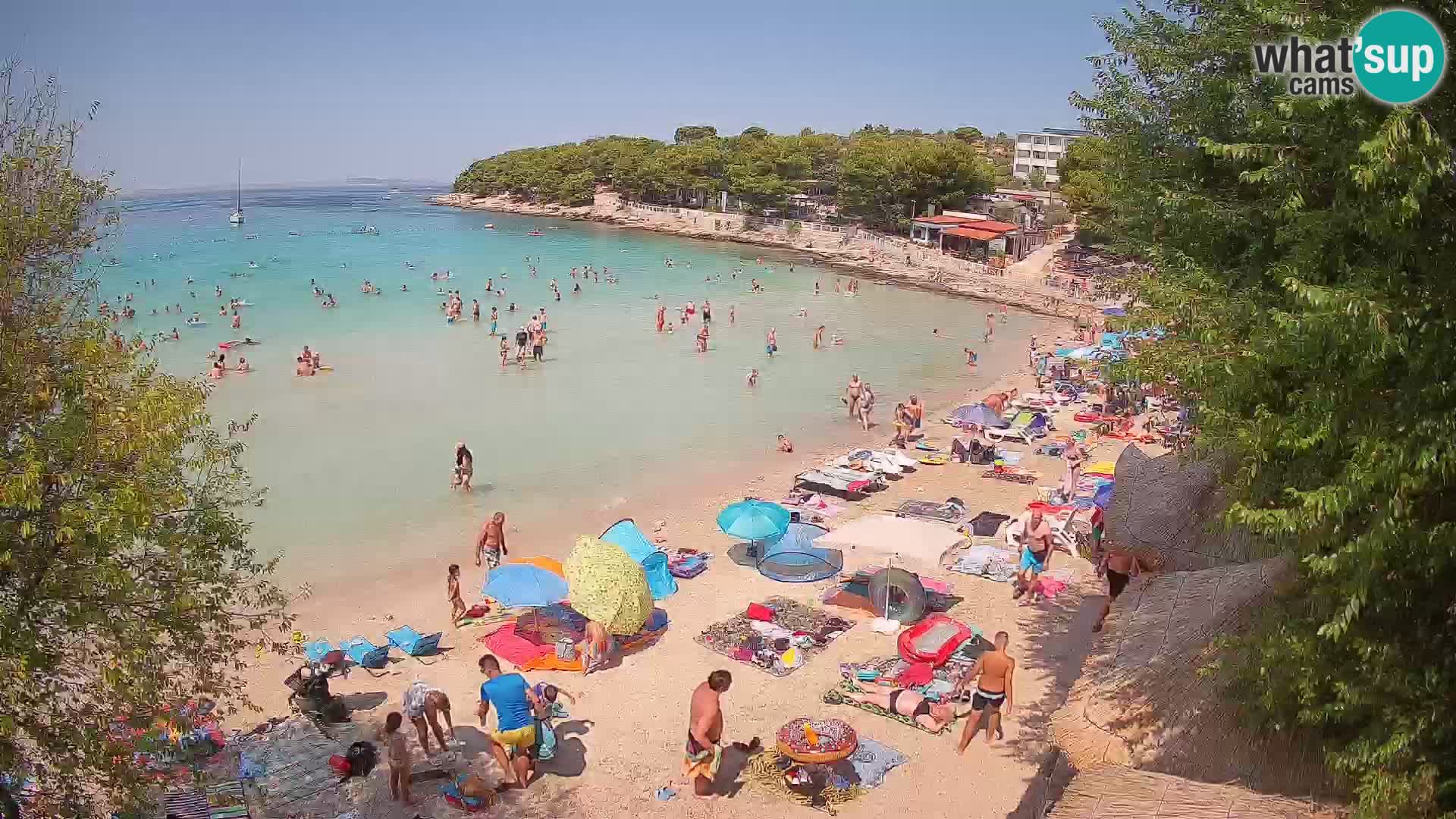 Strand Slanica Murter – webcam