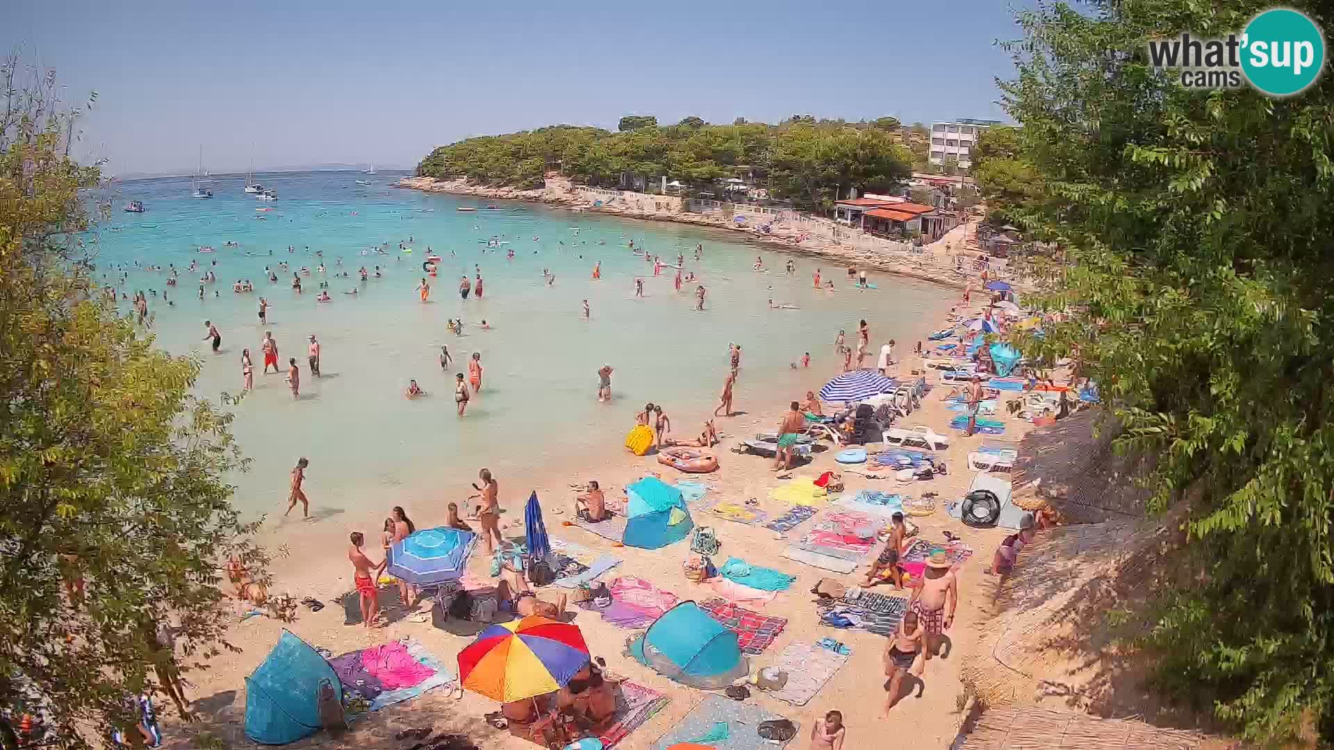 Strand Slanica Murter – webcam