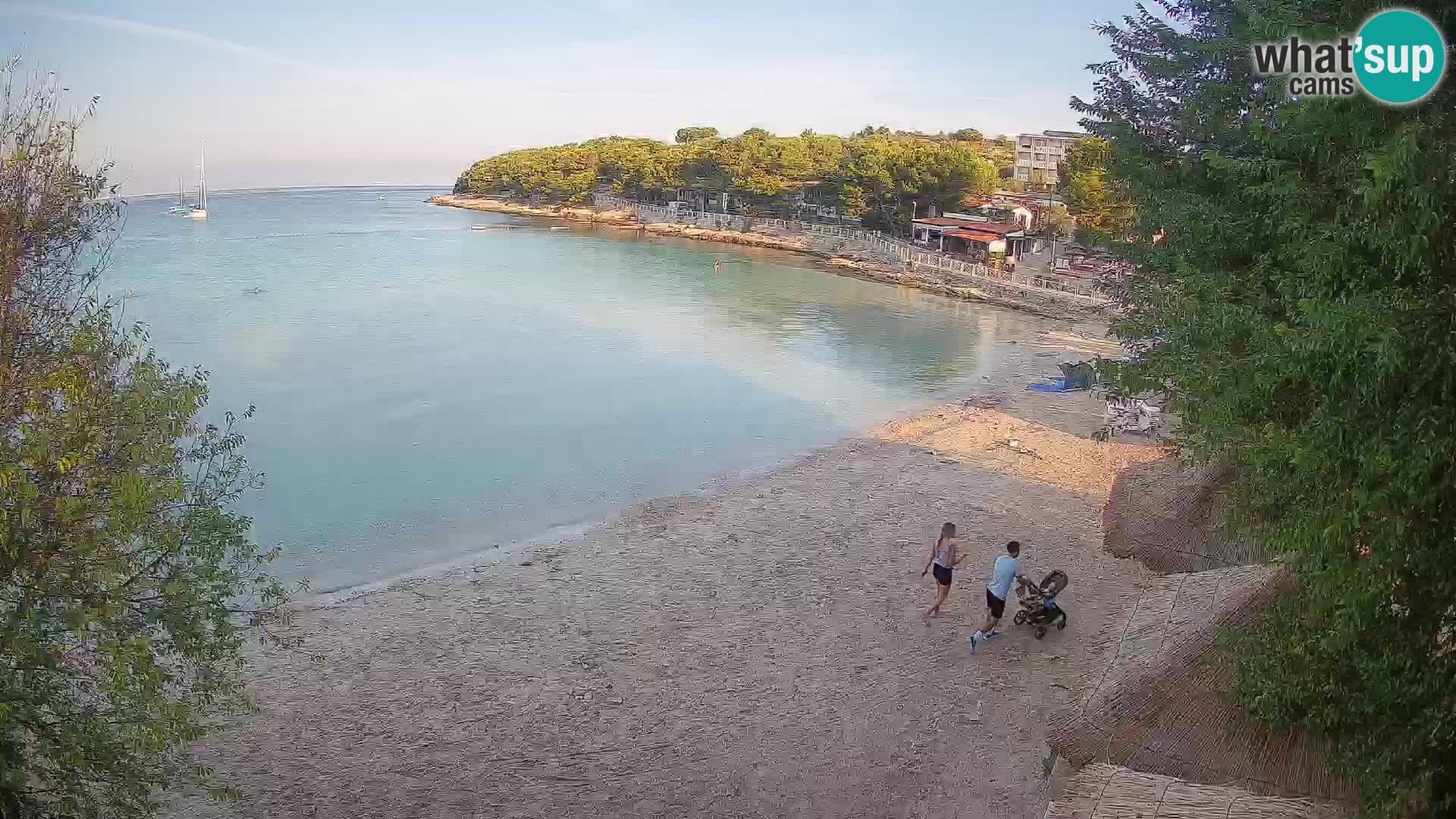 Strand Slanica Murter – webcam