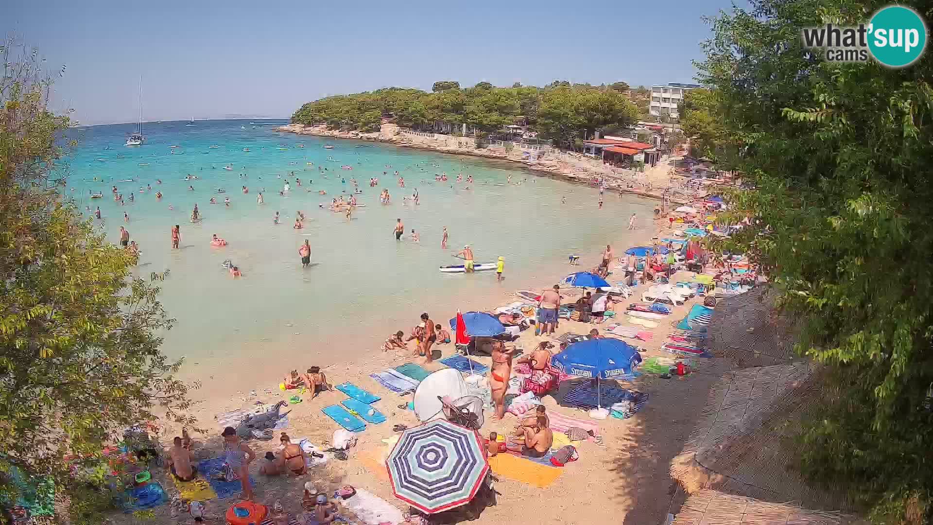 Strand Slanica Murter – webcam