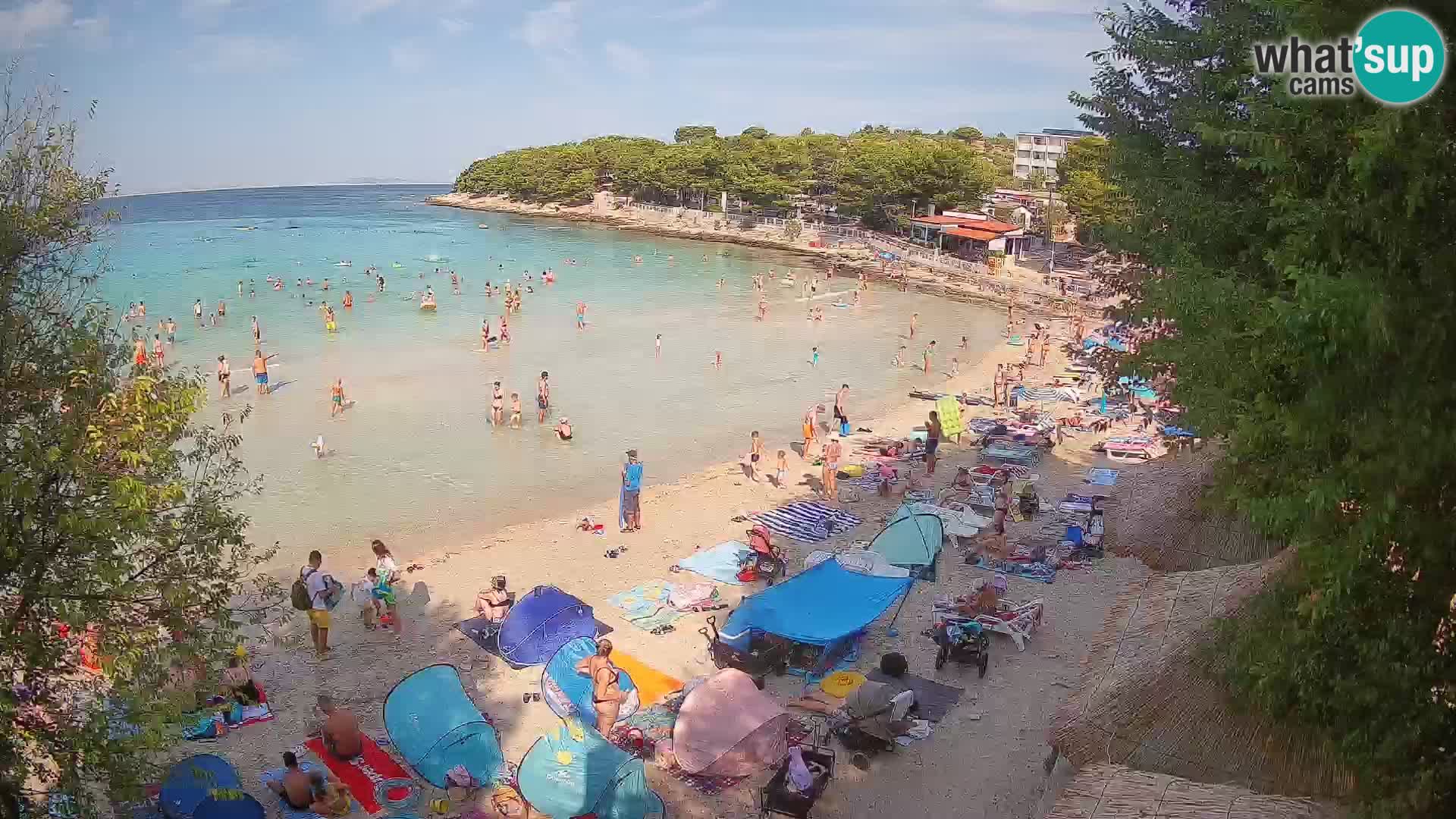 Strand Slanica Murter – webcam