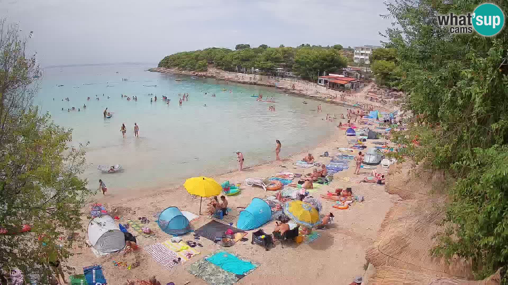 Plaža Slanica Murter – web kamera