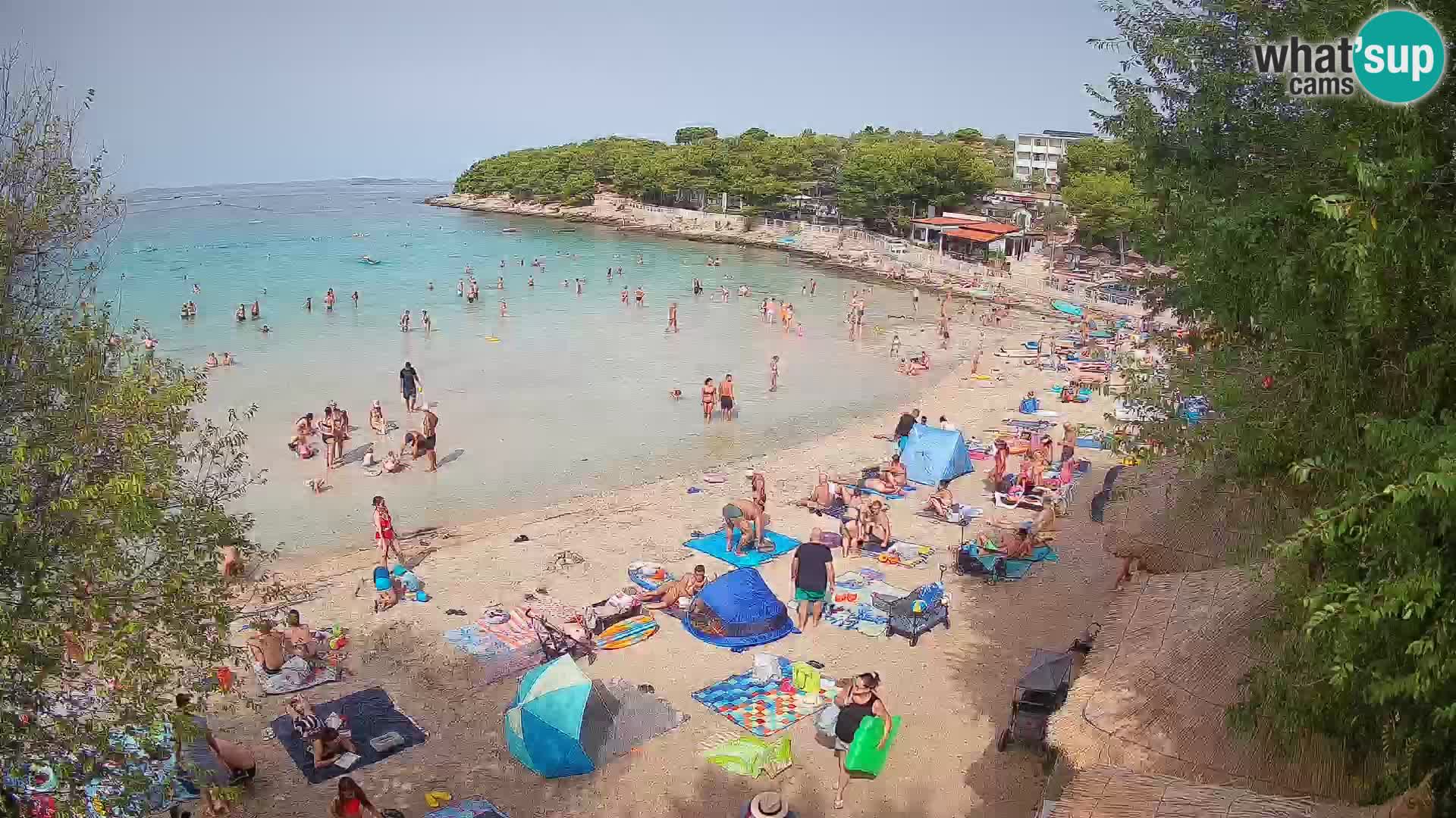 Strand Slanica Murter – webcam