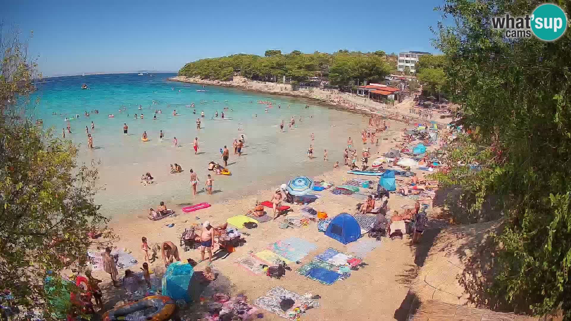 Plaža Slanica Murter – kamera v živo