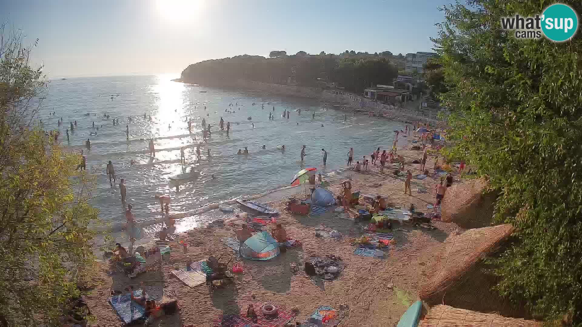Strand Slanica Murter – webcam