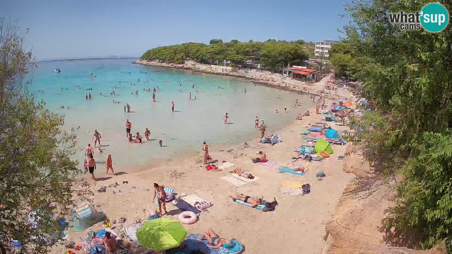 Plaža Slanica Murter – web kamera