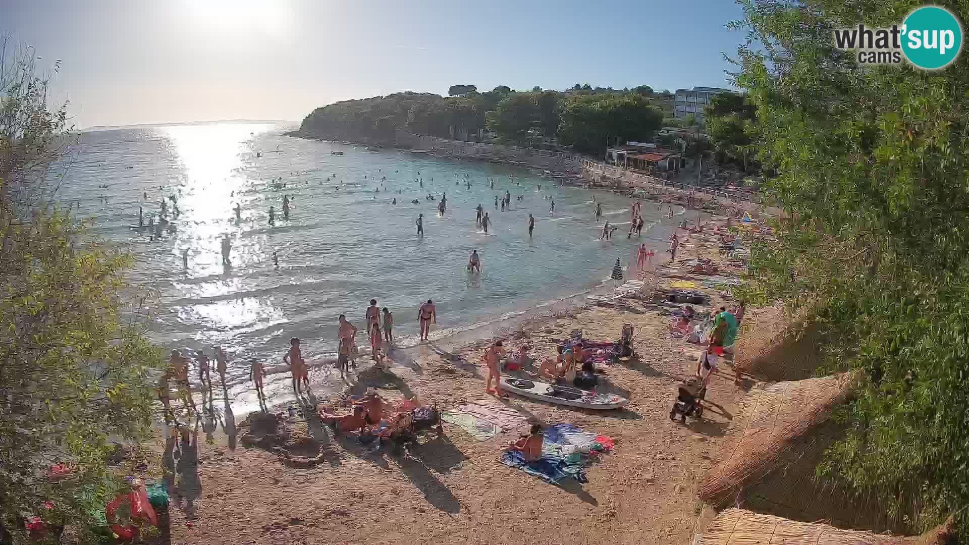 Strand Slanica Murter – webcam