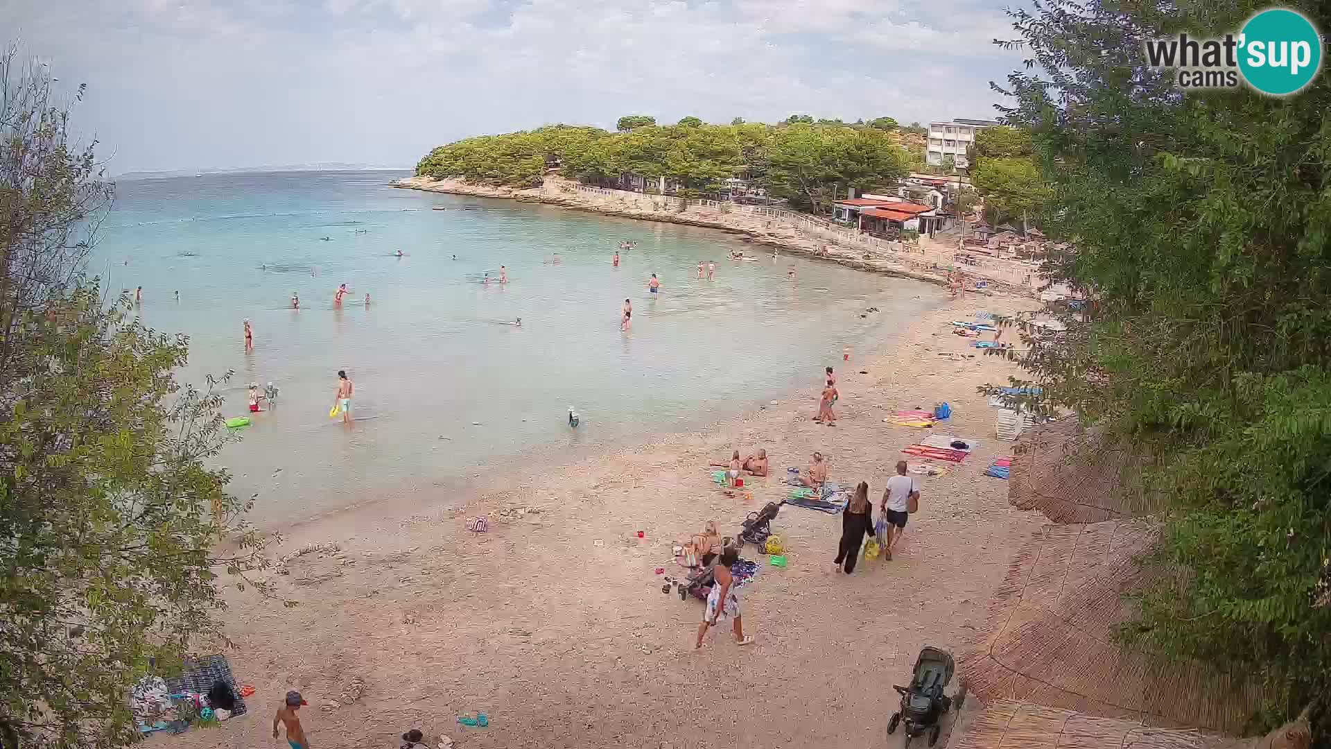 Plaža Slanica Murter – kamera v živo