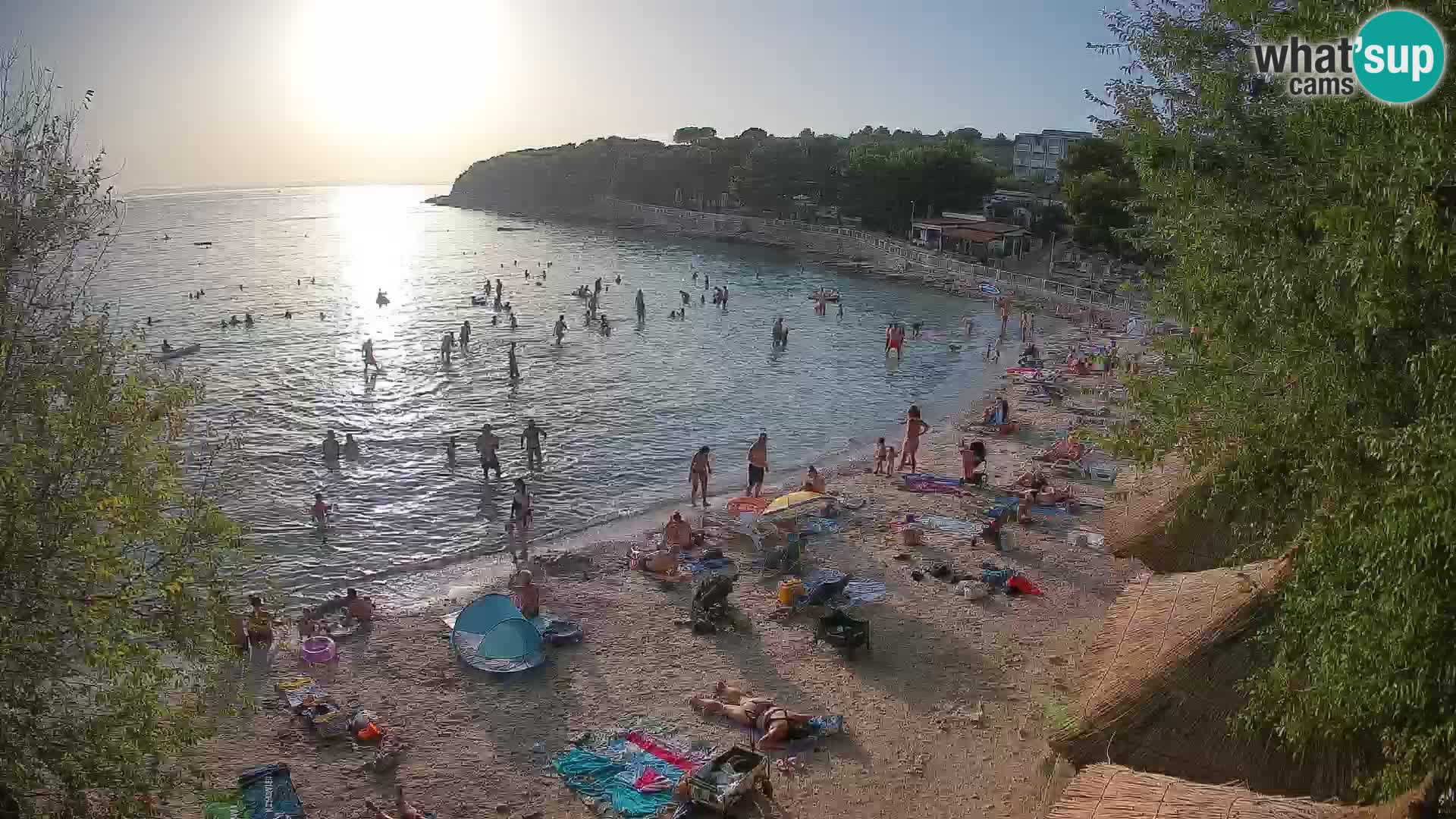 Strand Slanica Murter – webcam