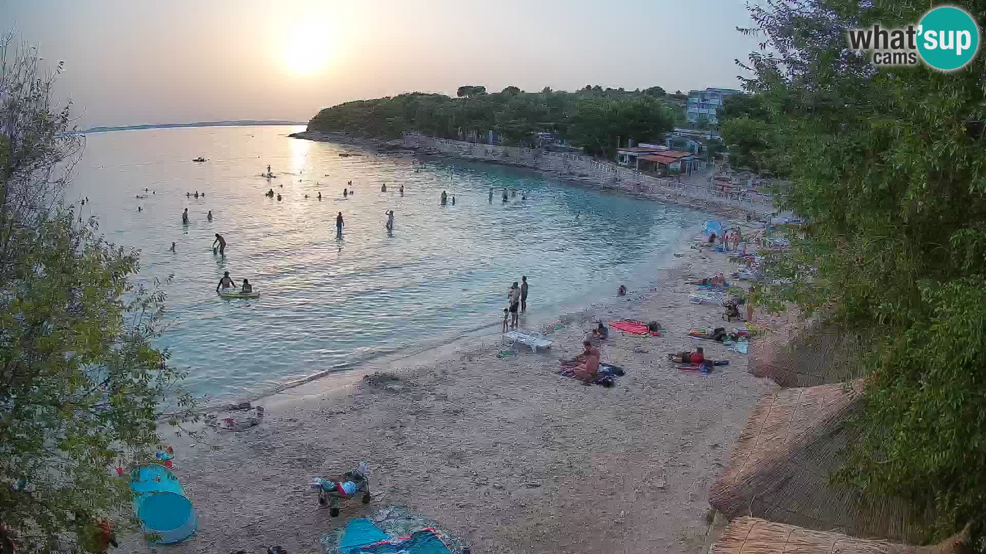 Strand Slanica Murter – webcam