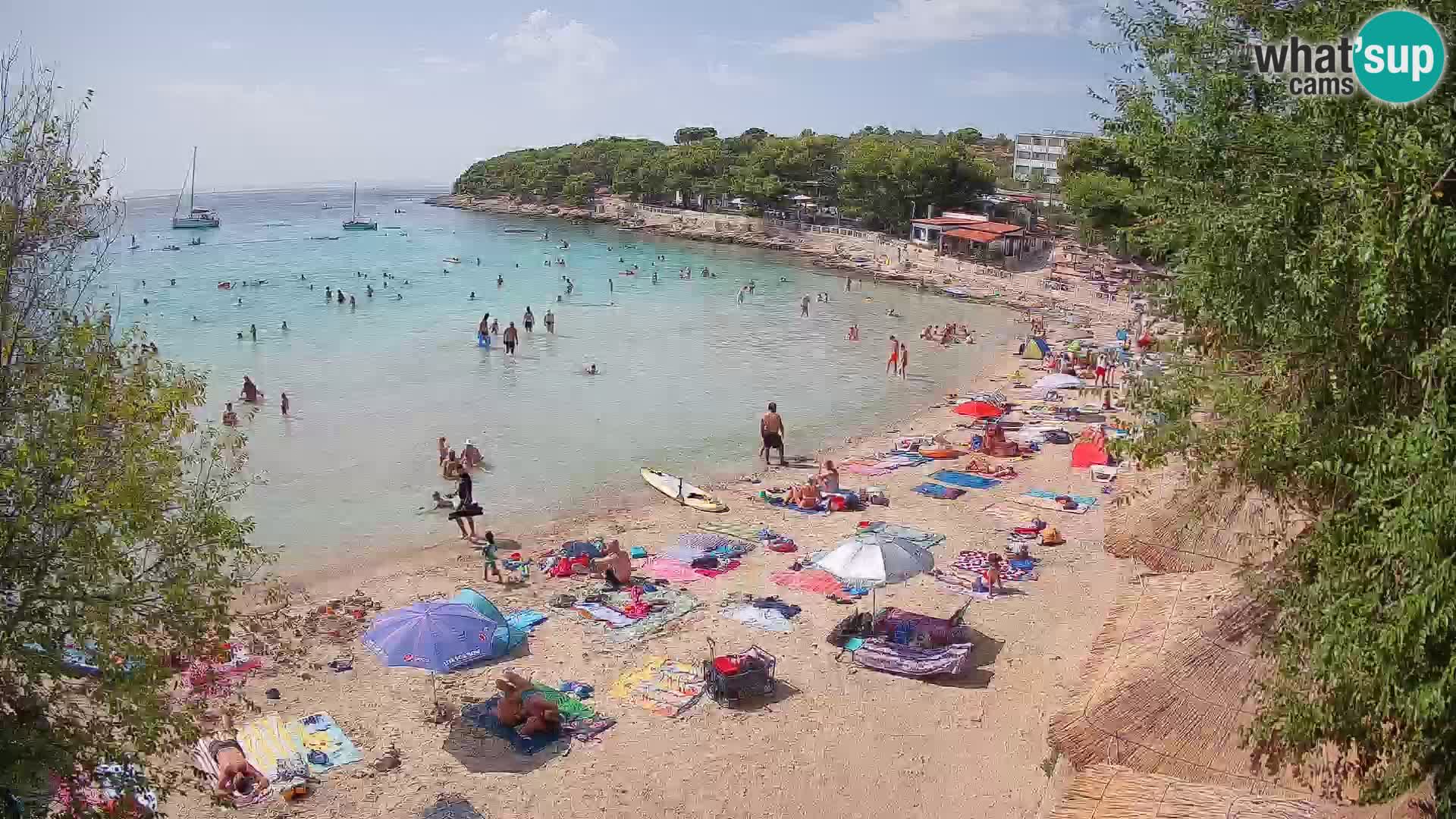 Plaža Slanica Murter – web kamera