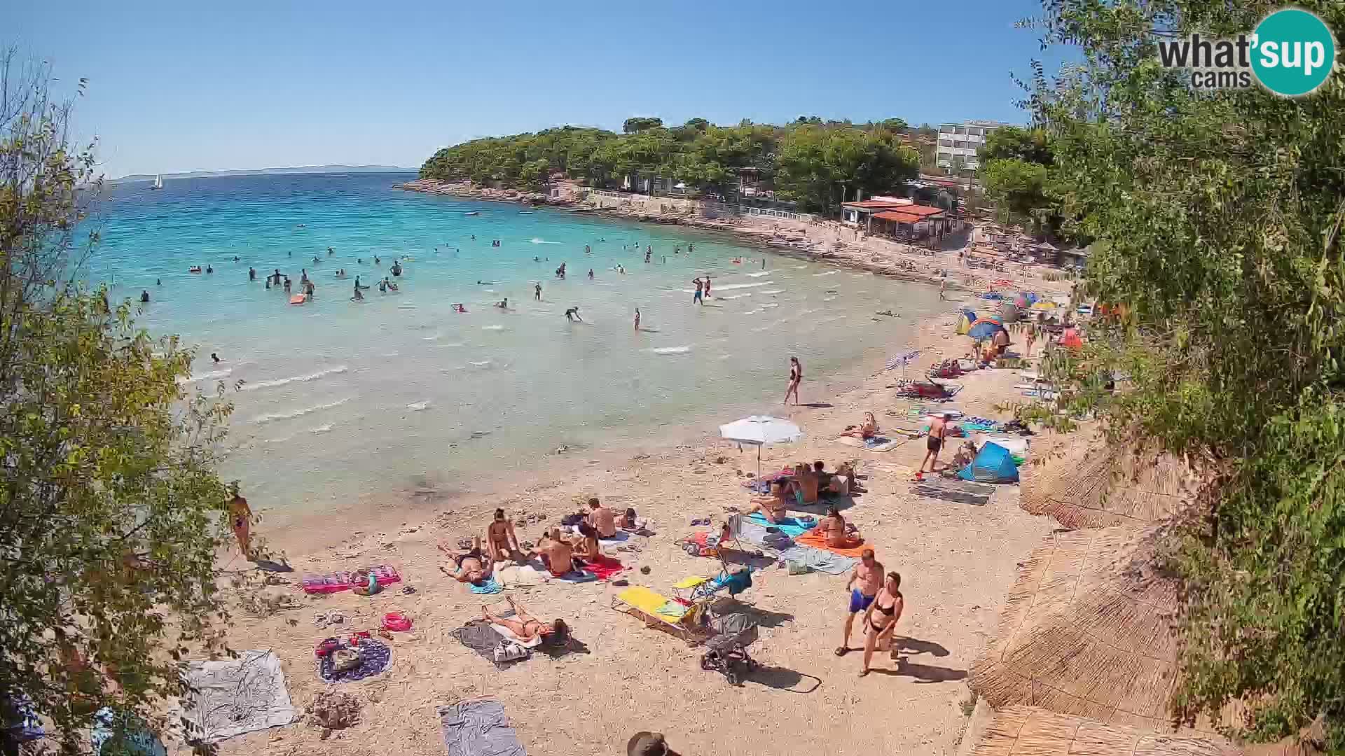 Plaža Slanica Murter – web kamera