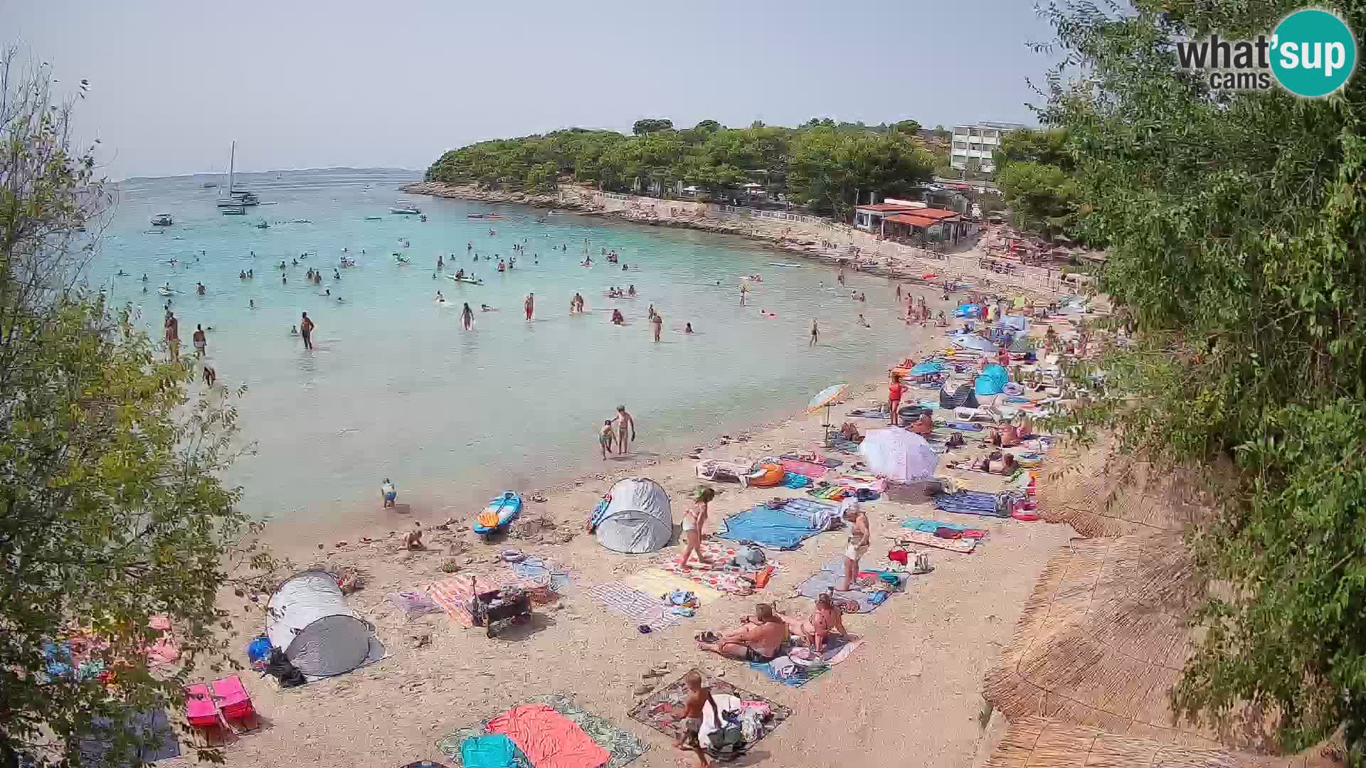 Plaža Slanica Murter – web kamera