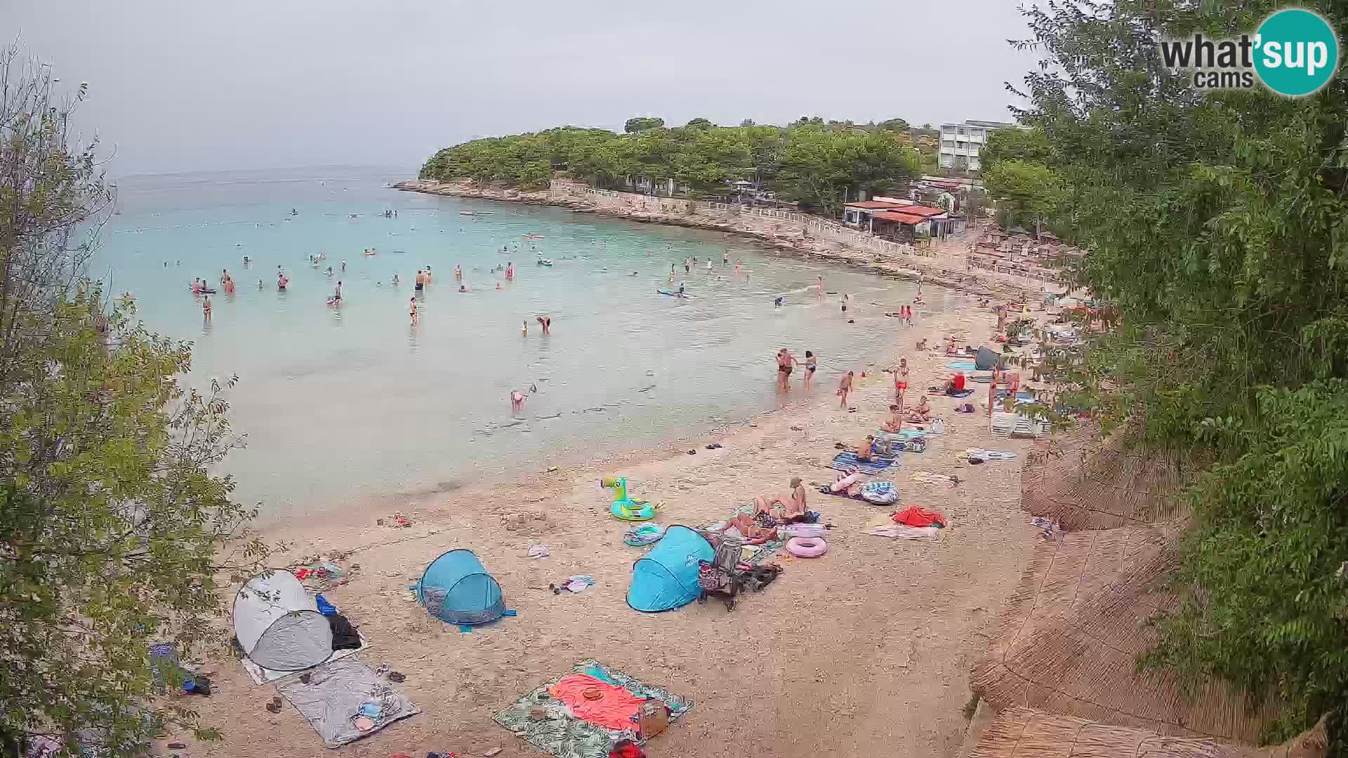 Plaža Slanica Murter – kamera v živo