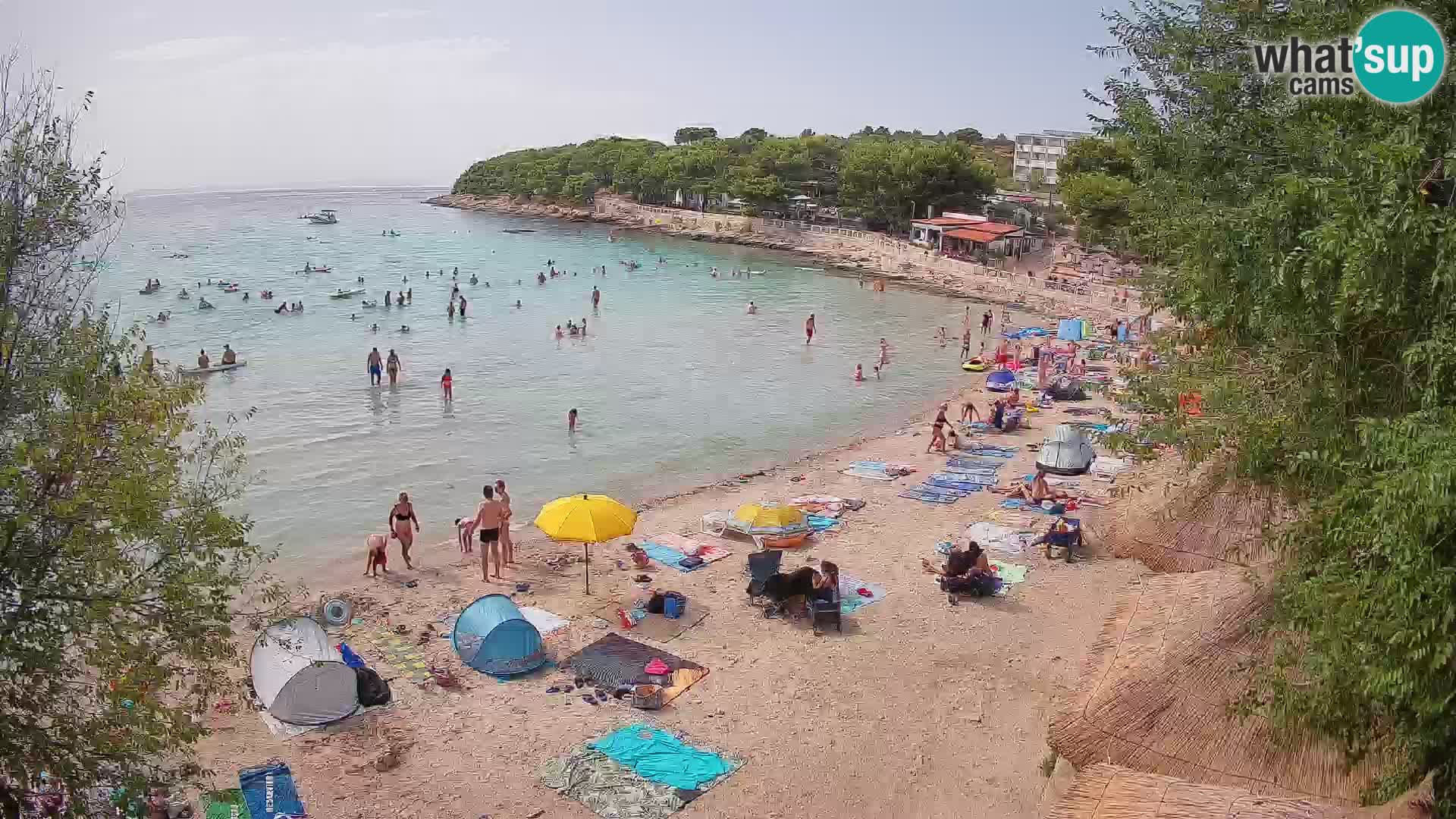 Strand Slanica Murter – webcam