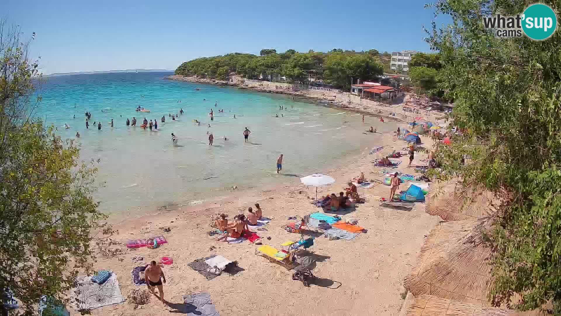 Strand Slanica Murter – webcam