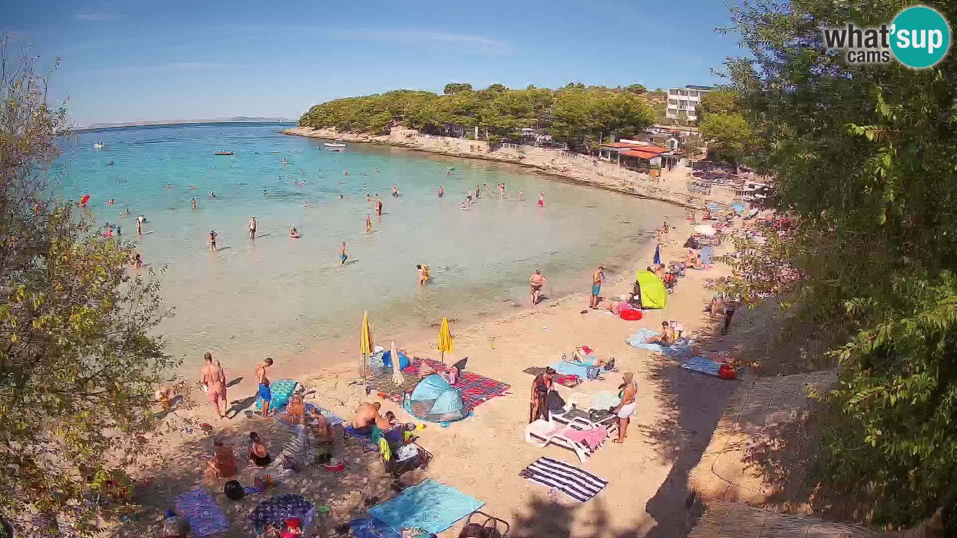 Plaža Slanica Murter – kamera v živo