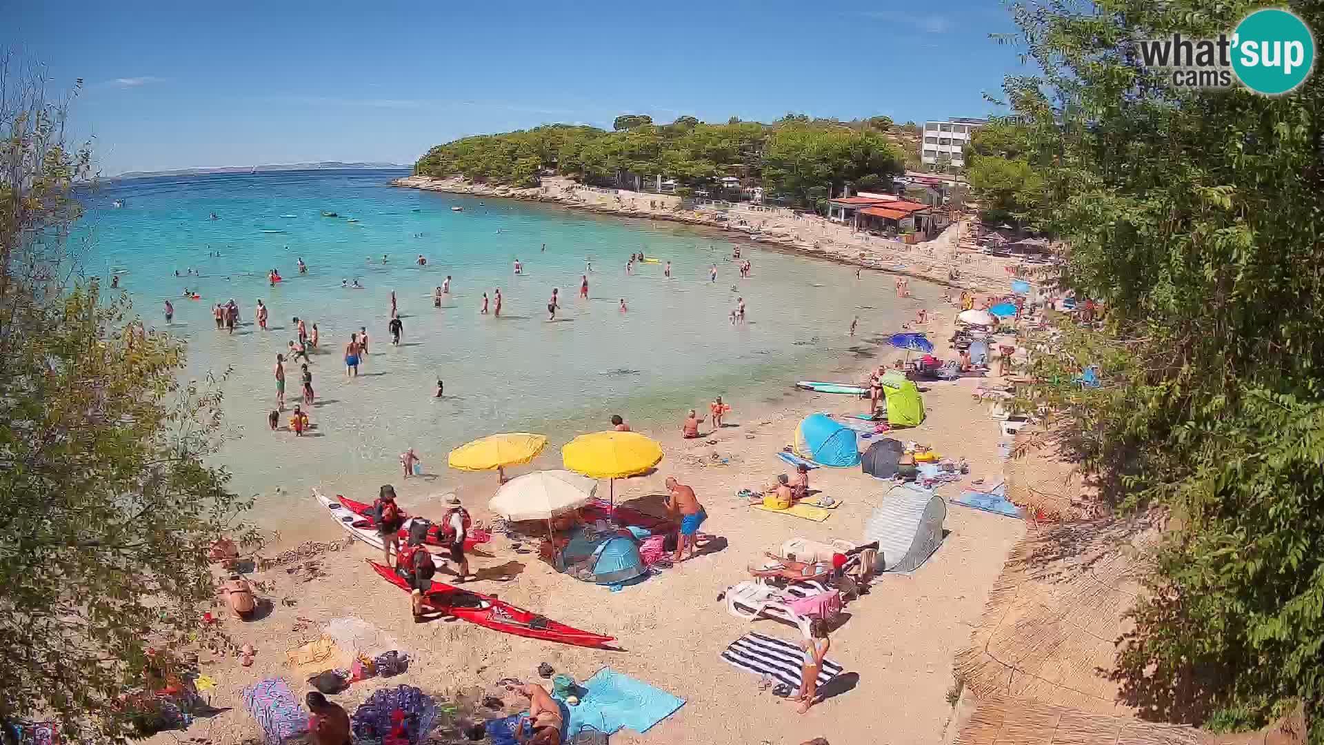 Plaža Slanica Murter – kamera v živo