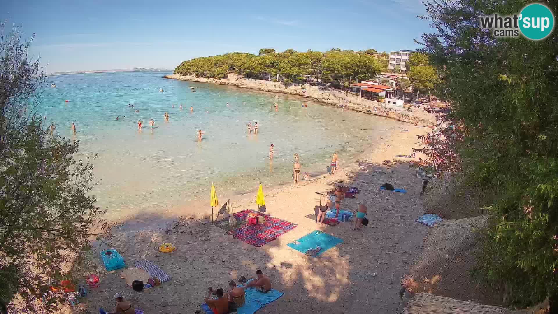 Plaža Slanica Murter – kamera v živo