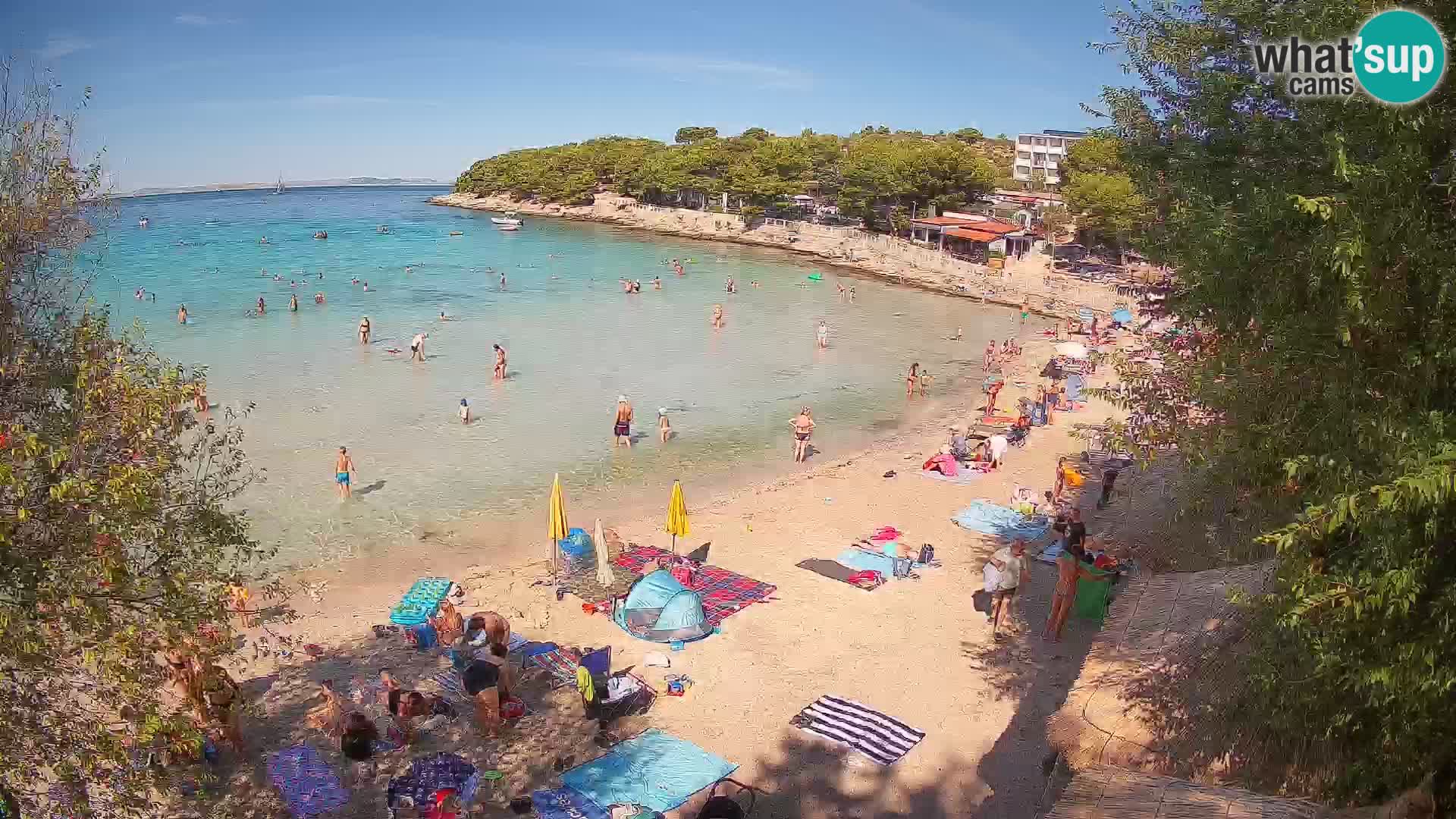 Plaža Slanica Murter – web kamera