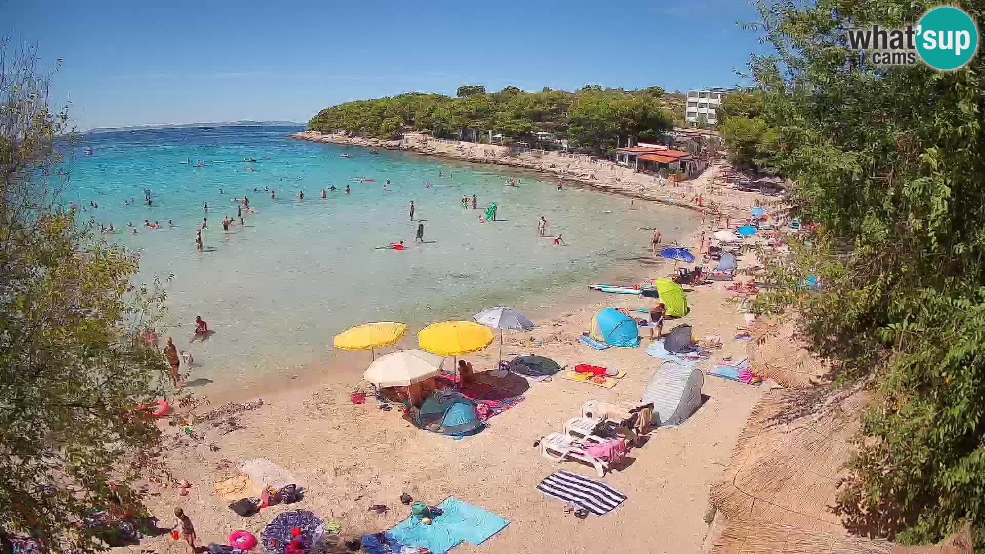 Strand Slanica Murter – webcam