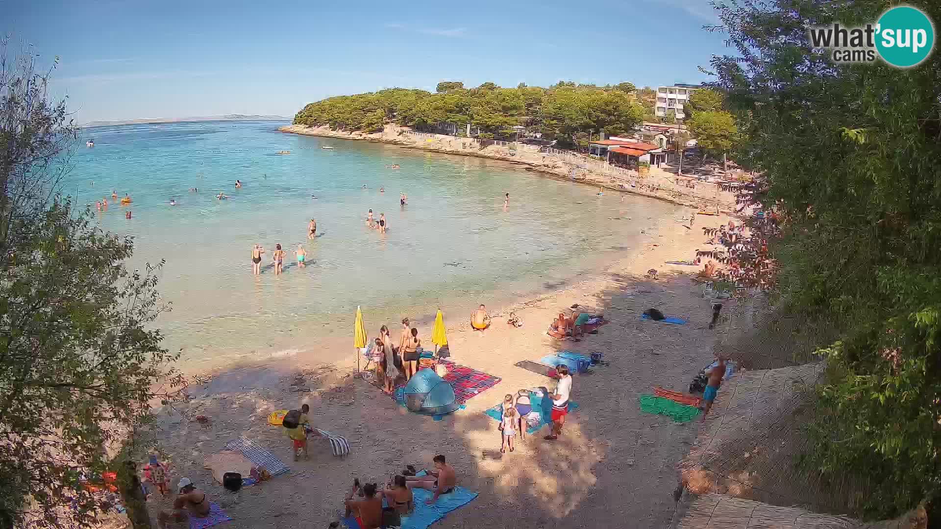 Strand Slanica Murter – webcam