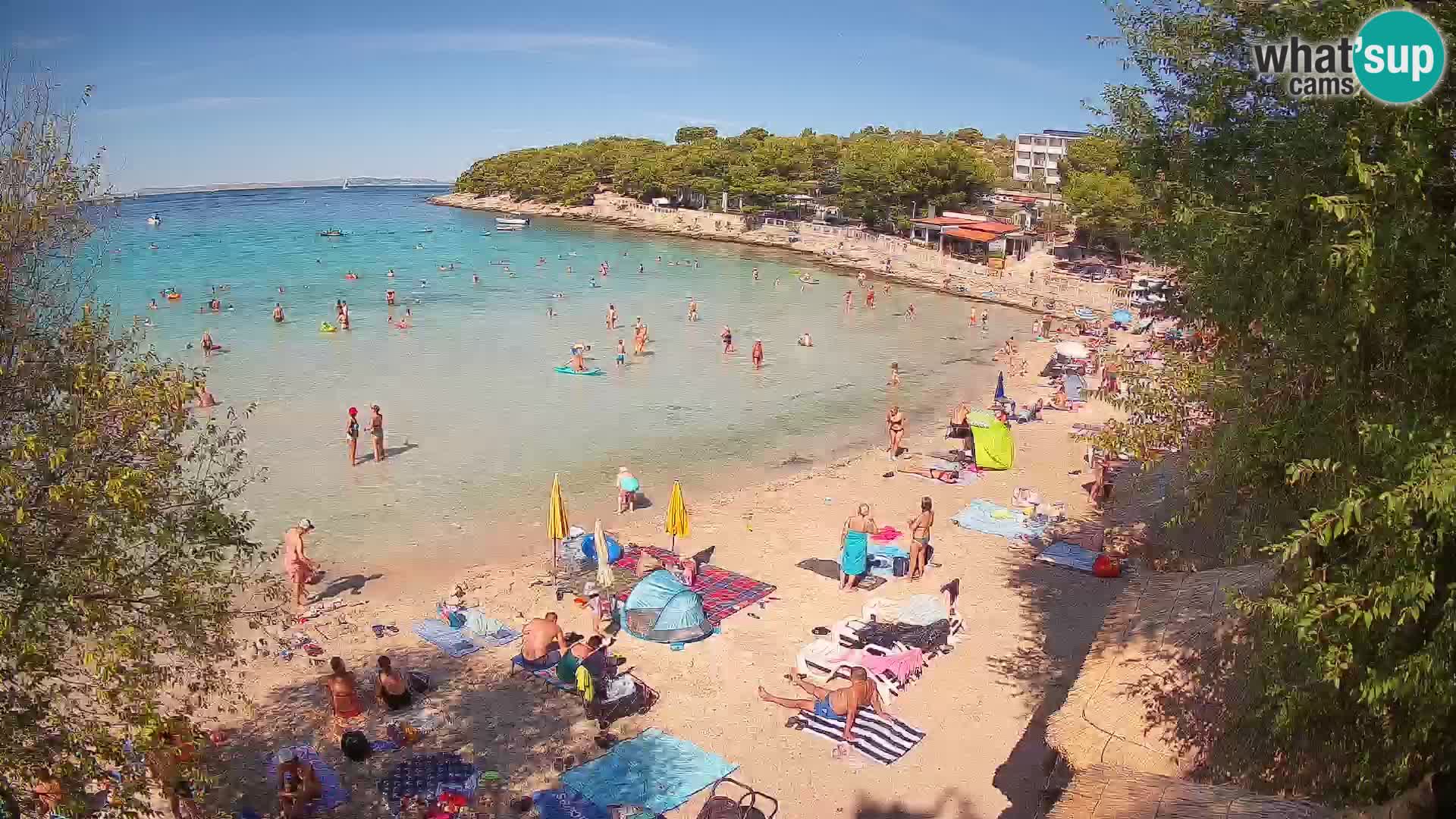 Plaža Slanica Murter – kamera v živo