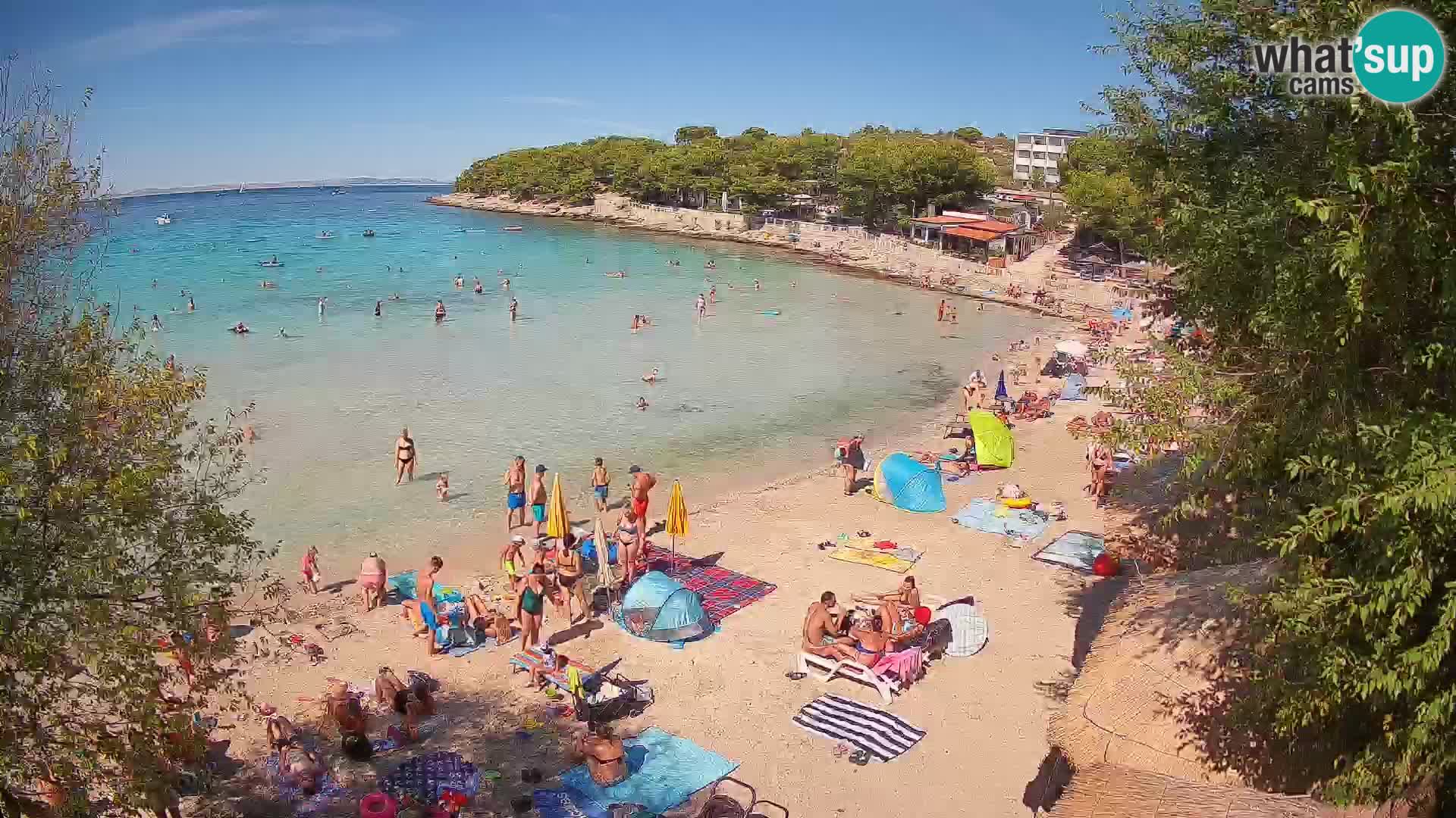 Strand Slanica Murter – webcam