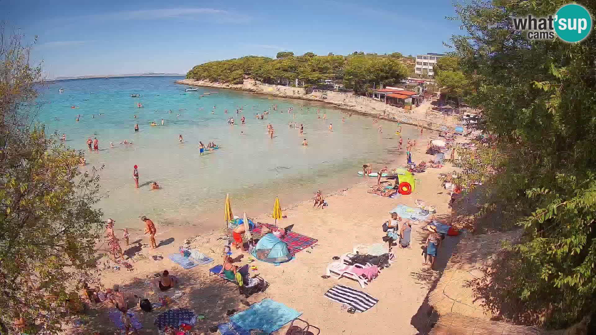 Plaža Slanica Murter – kamera v živo
