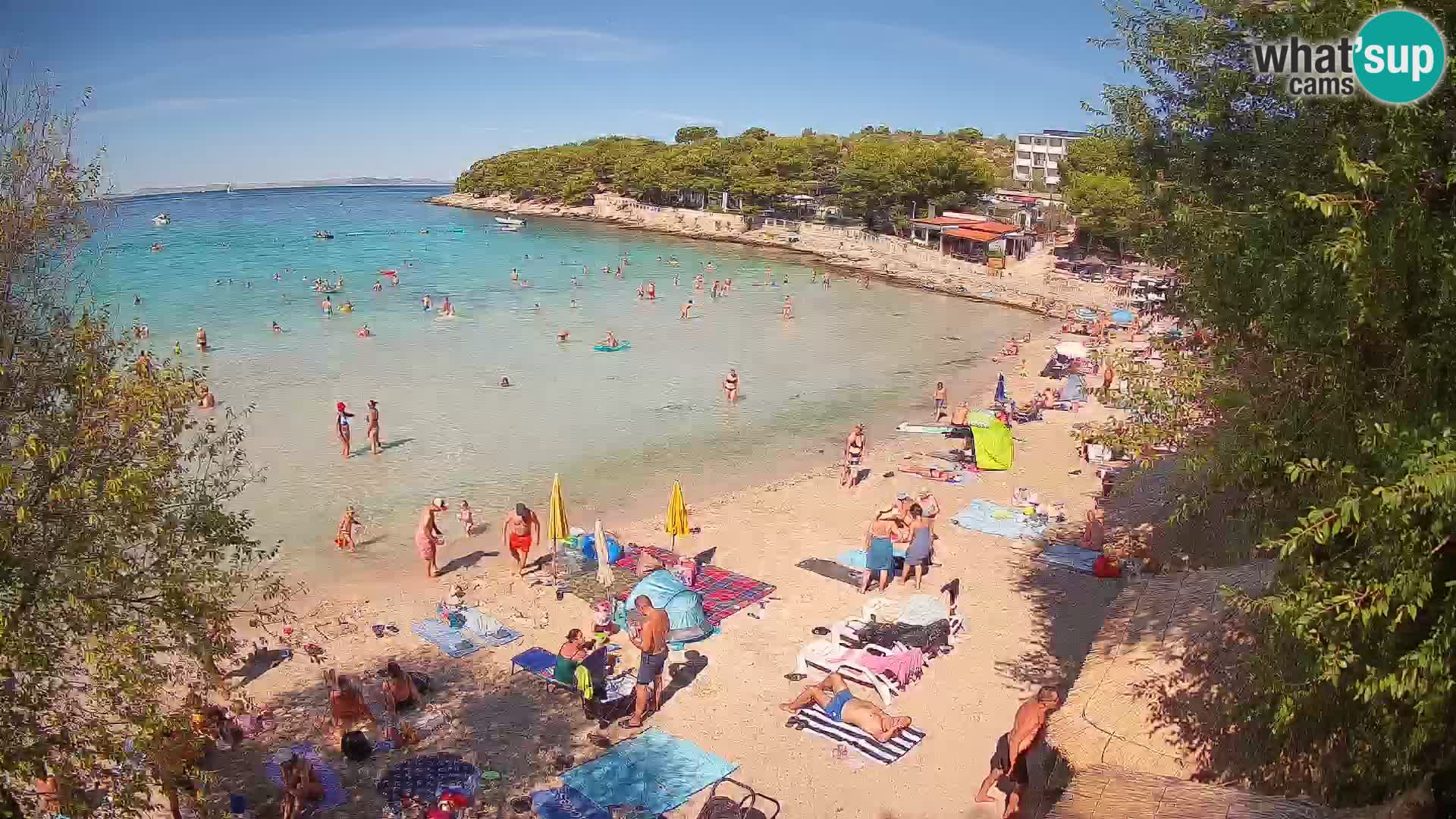 Plaža Slanica Murter – kamera v živo