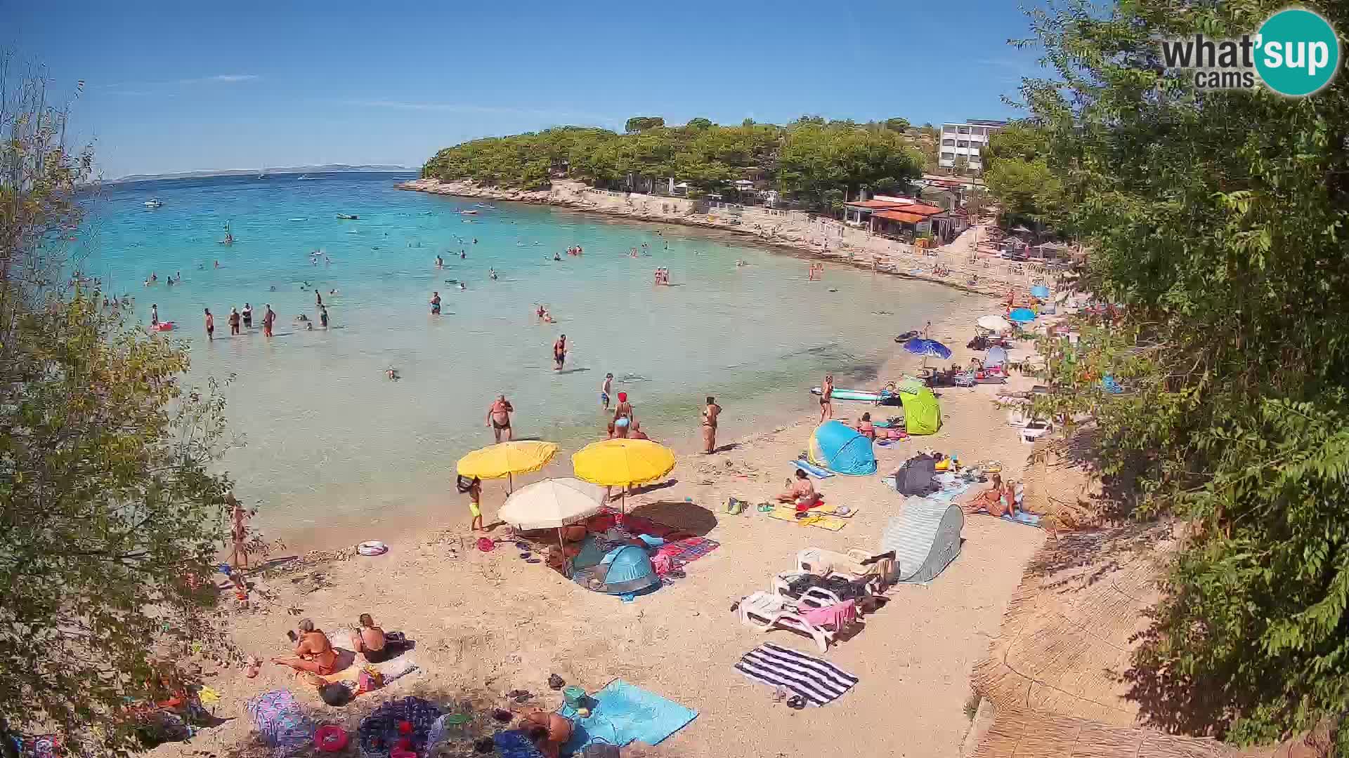 Plaža Slanica Murter – kamera v živo
