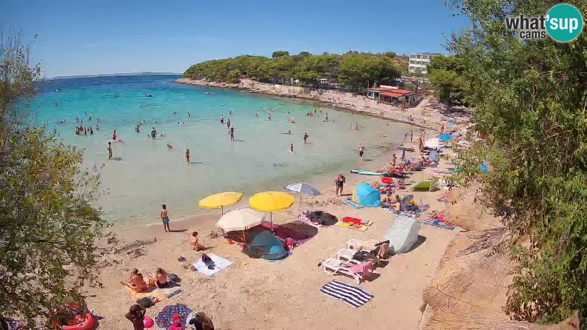 Strand Slanica Murter – webcam