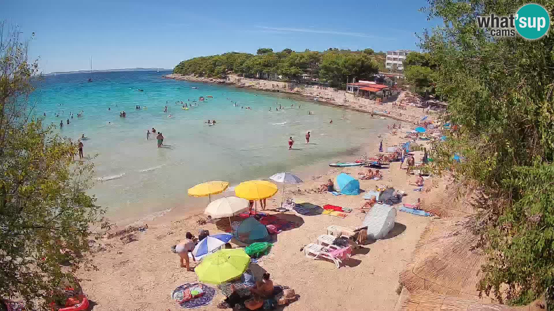 Plaža Slanica Murter – kamera v živo