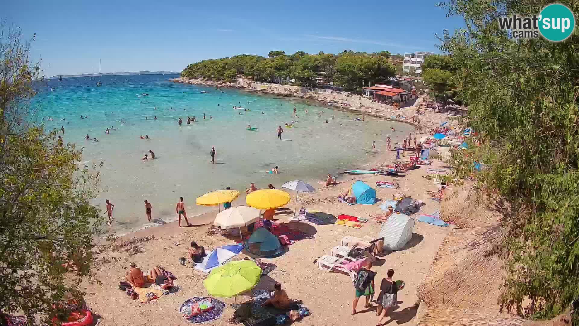 Plaža Slanica Murter – kamera v živo