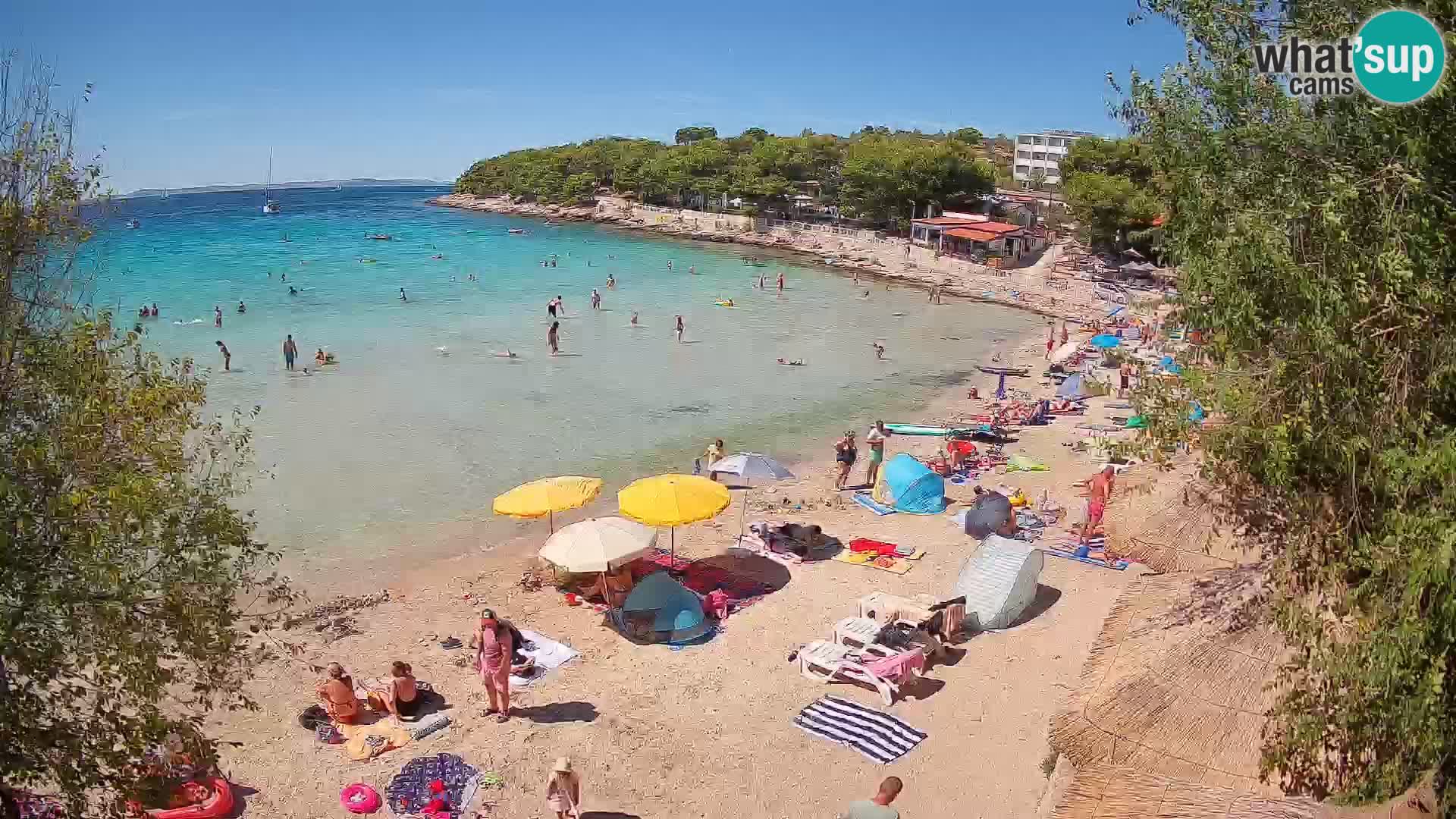 Plaža Slanica Murter – kamera v živo