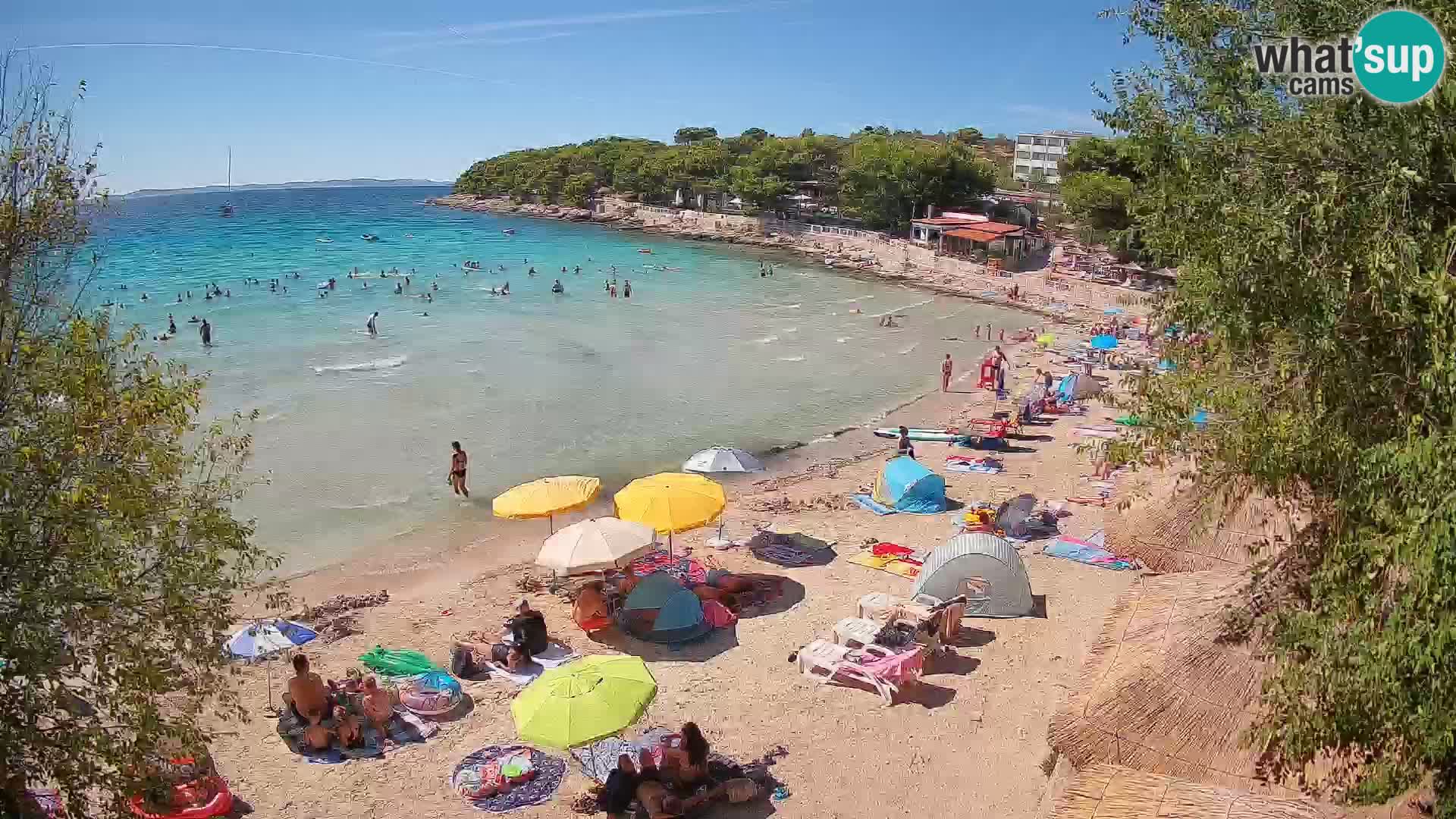 Plaža Slanica Murter – web kamera