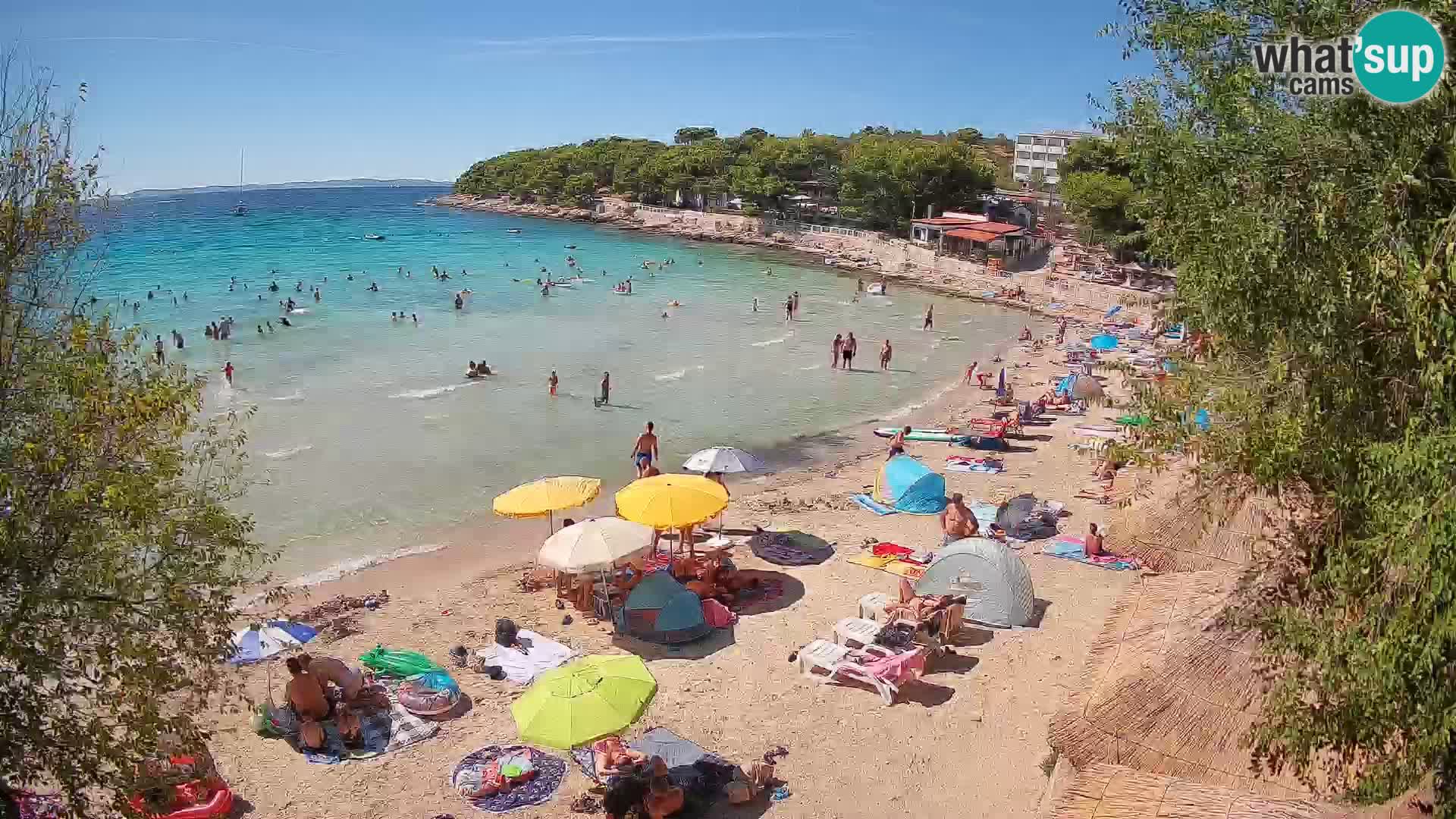 Strand Slanica Murter – webcam