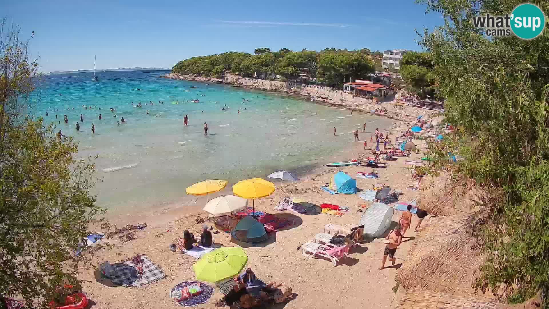 Plaža Slanica Murter – kamera v živo