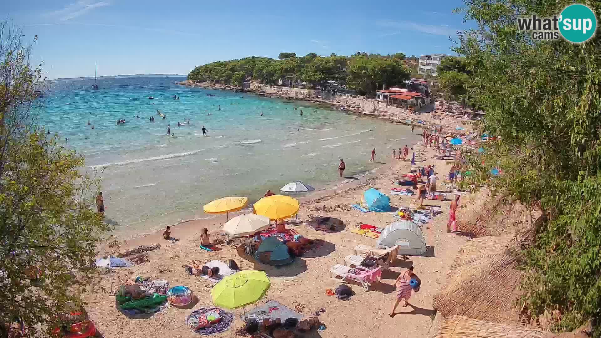 Plaža Slanica Murter – kamera v živo