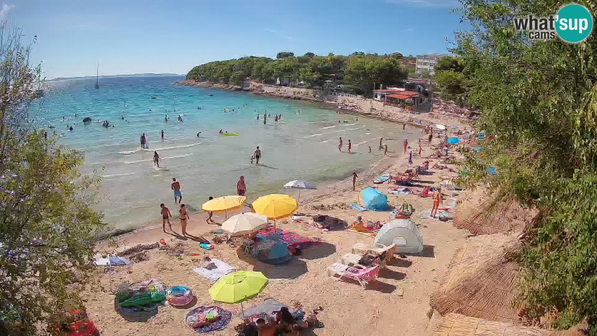 Plaža Slanica Murter – kamera v živo