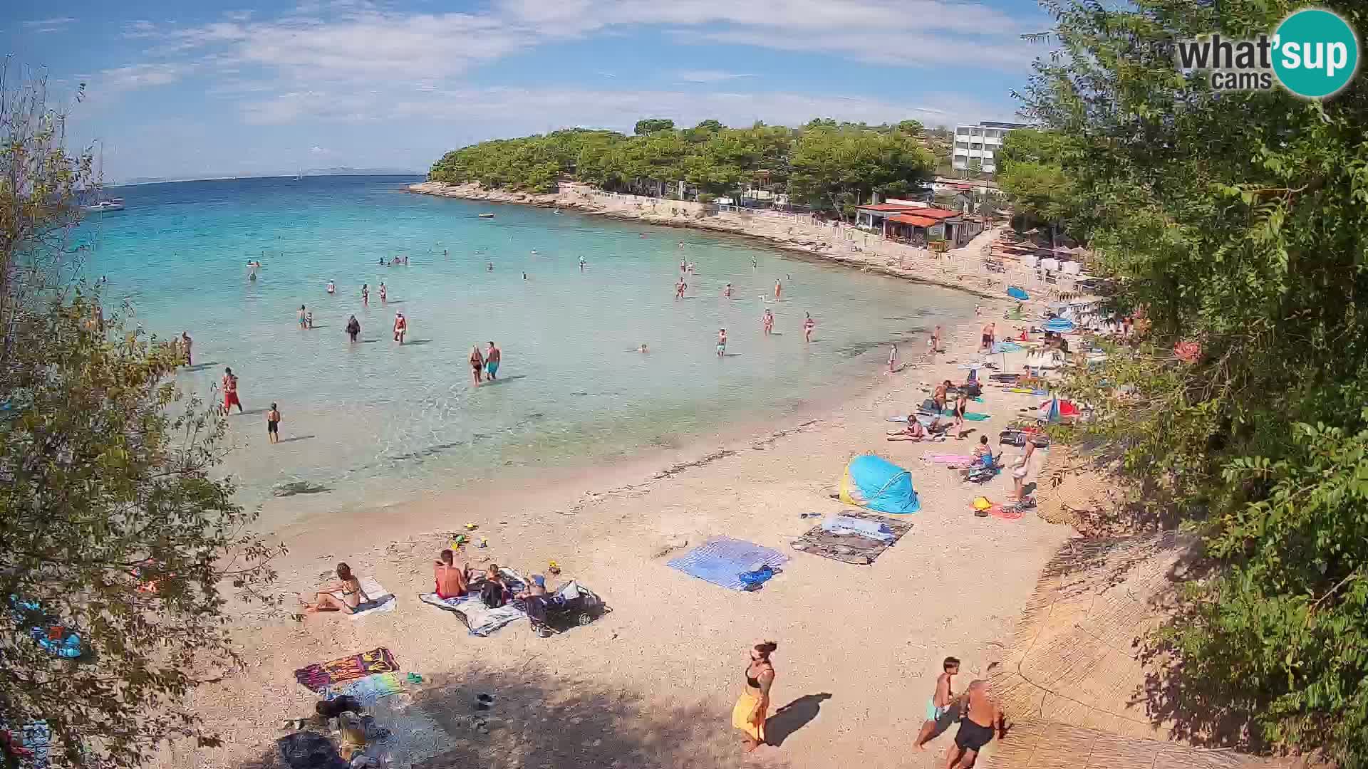 Strand Slanica Murter – webcam