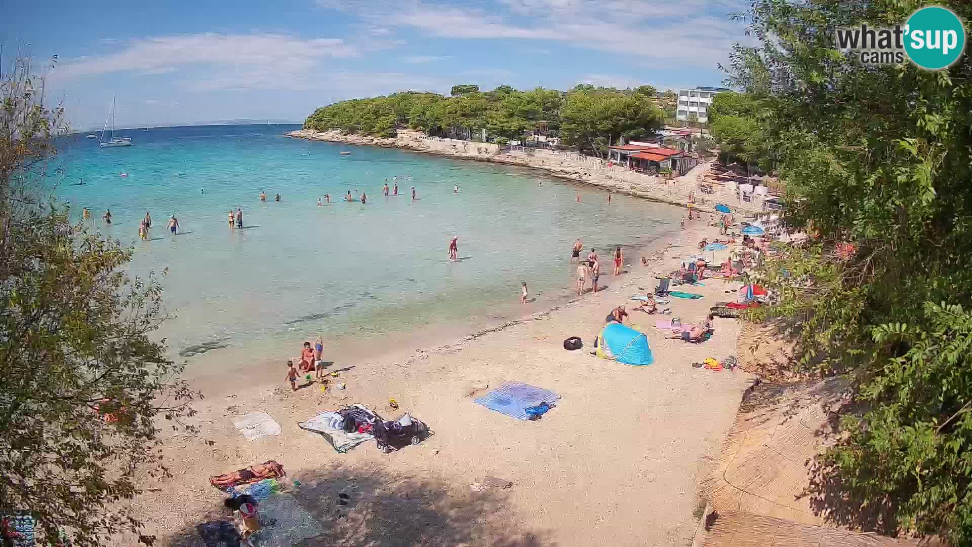 Strand Slanica Murter – webcam